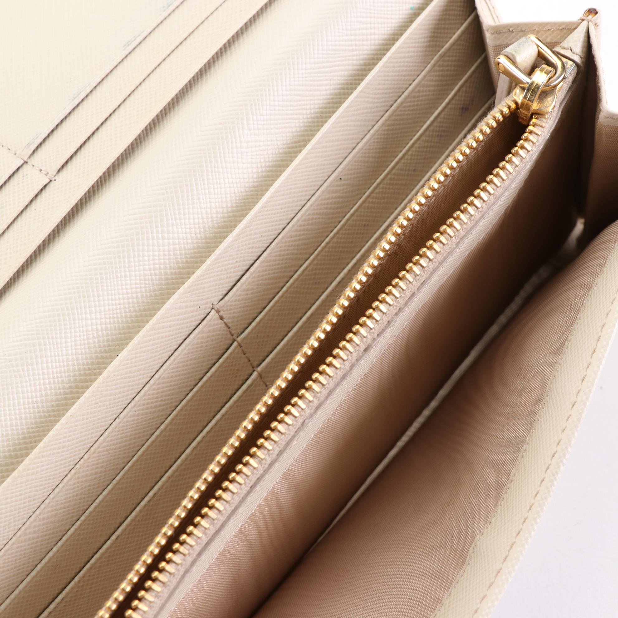 Prada Long Wallet in Saffiano Leather