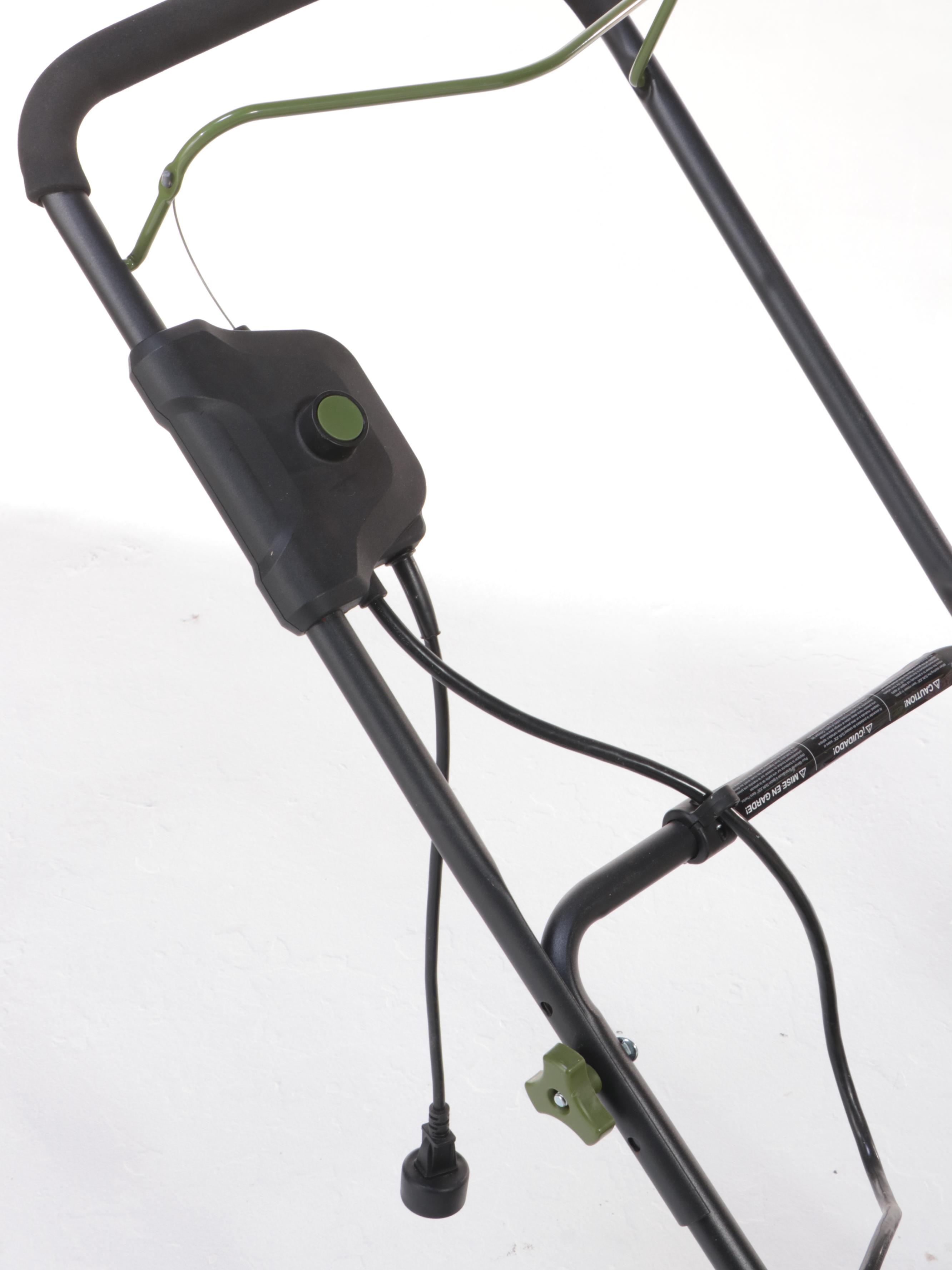 Sun Joe "MJ408E" Electric Lawn Mower Plus Ryobi "RYEDG12VNM" Edger Attachment