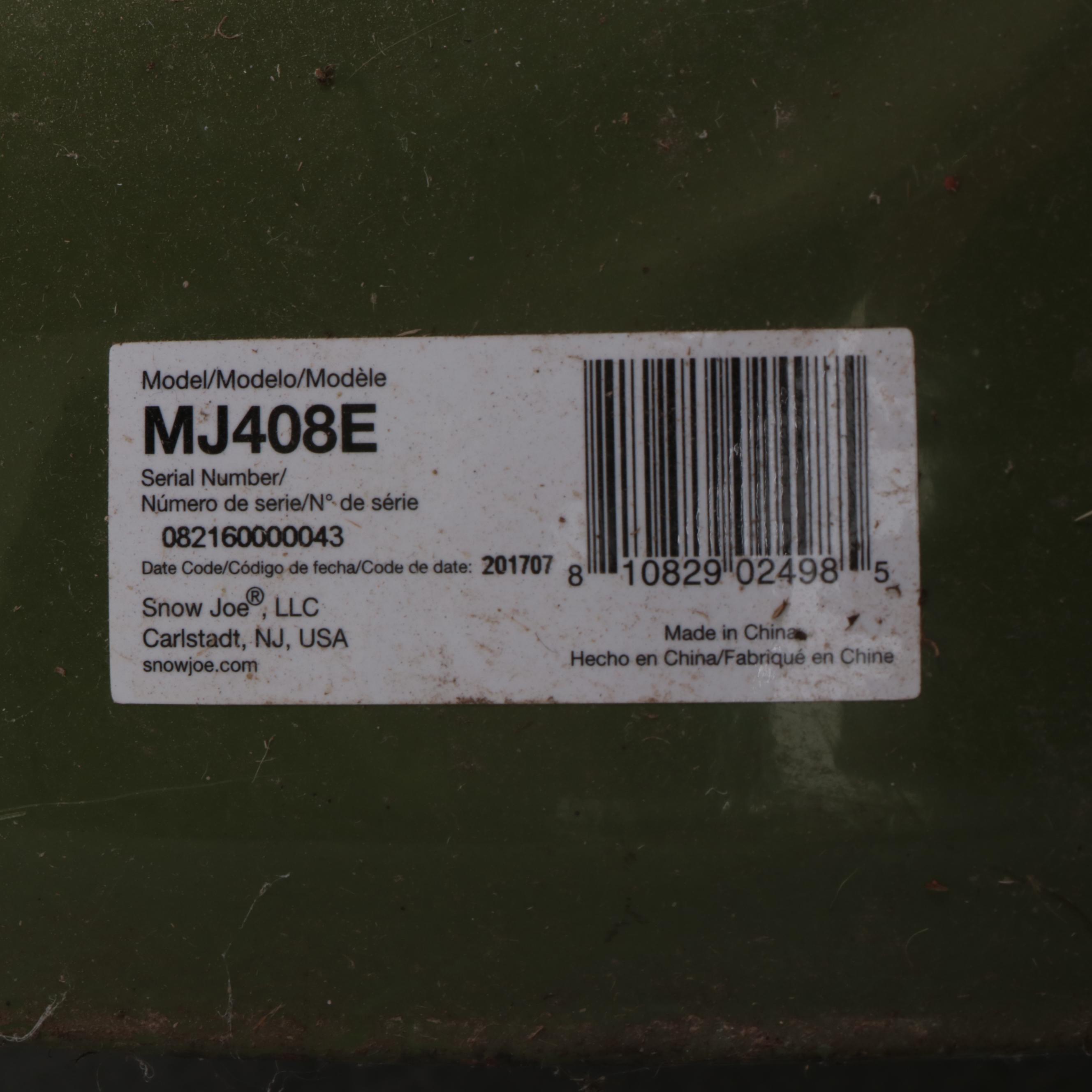 Sun Joe "MJ408E" Electric Lawn Mower Plus Ryobi "RYEDG12VNM" Edger Attachment