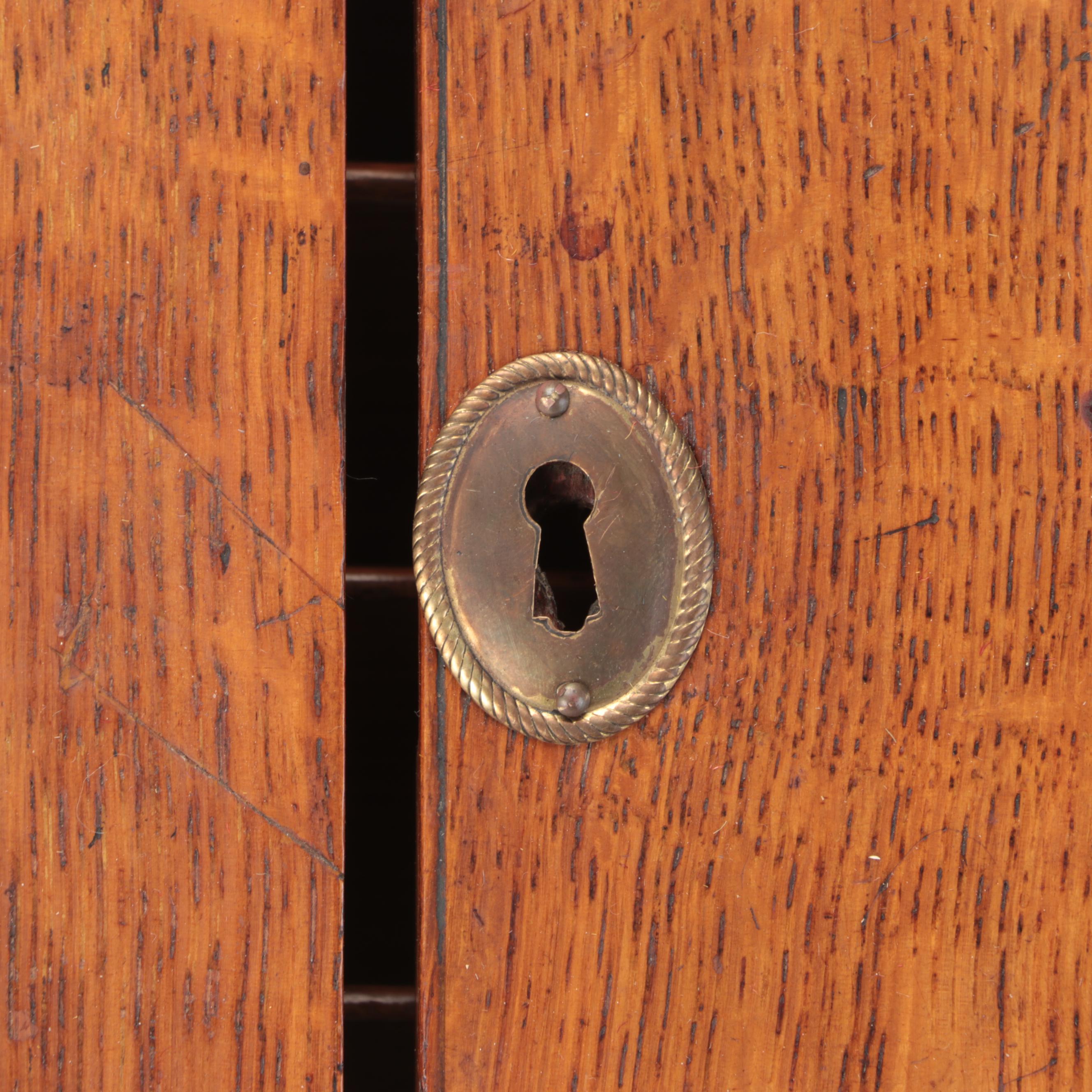Wooden Desk Top Letter Box with Drawer, Early to Mid-20th Century