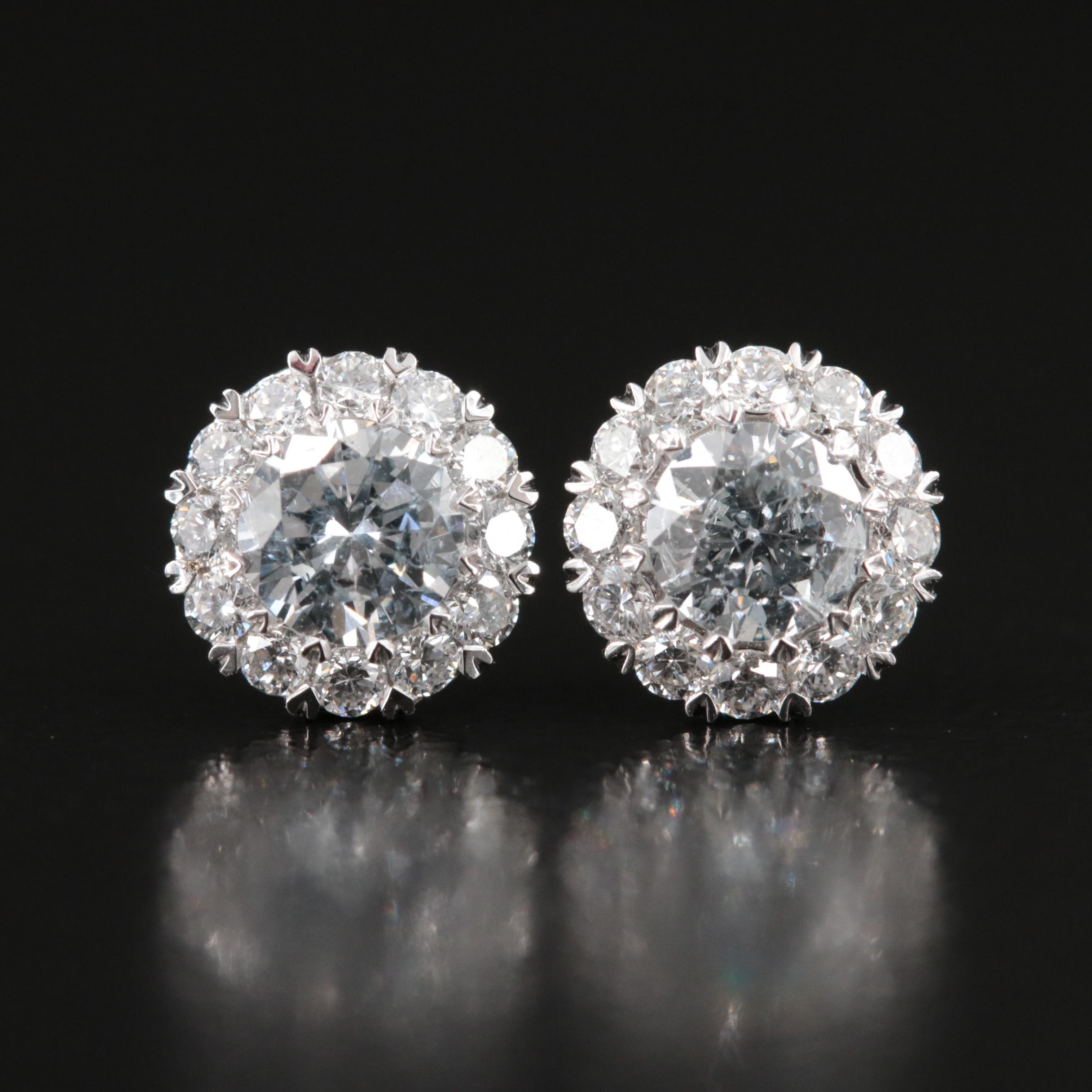 14K 1.01 CTW Lab Grown Diamond Stud Earrings
