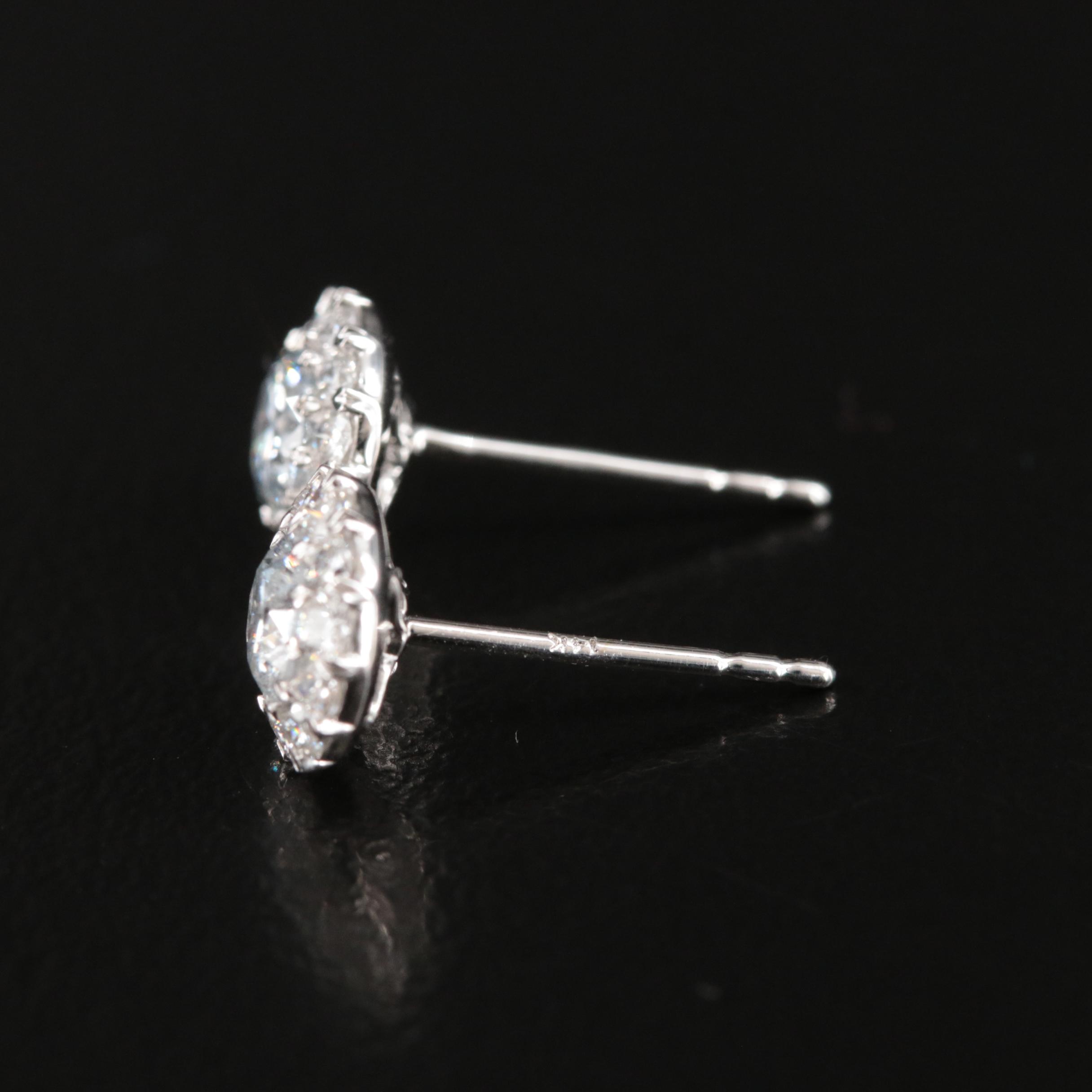 14K 1.01 CTW Lab Grown Diamond Stud Earrings