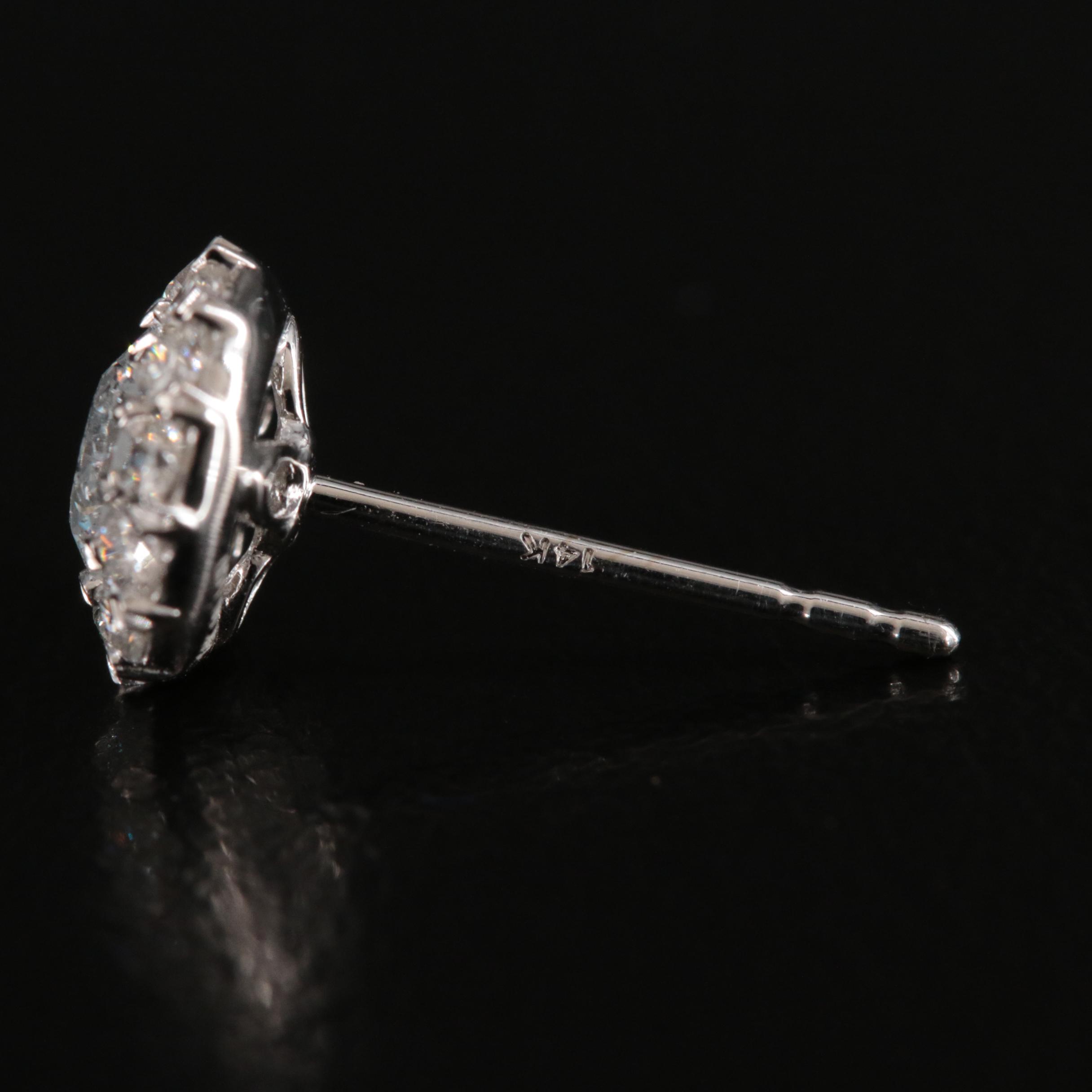 14K 1.01 CTW Lab Grown Diamond Stud Earrings