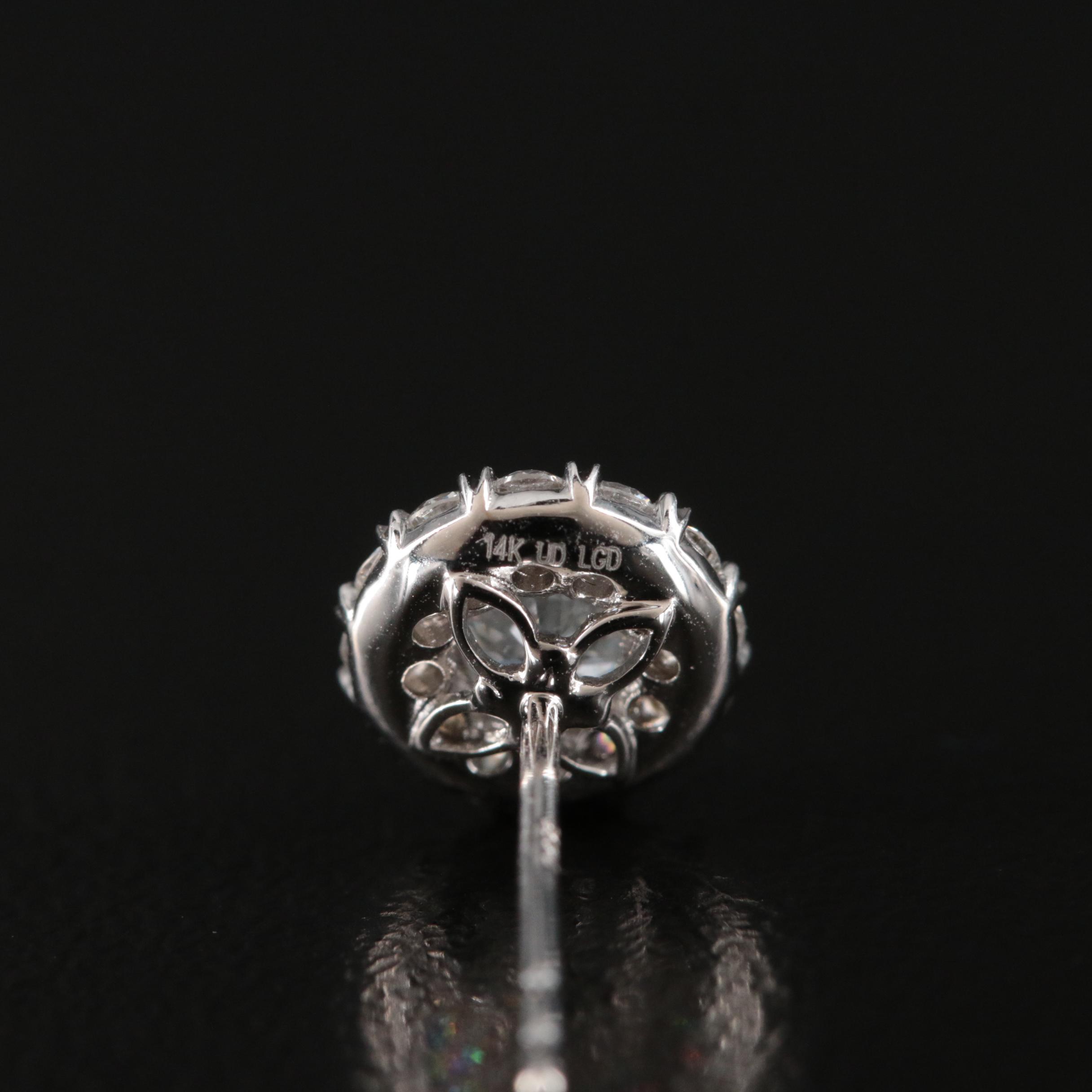 14K 1.01 CTW Lab Grown Diamond Stud Earrings