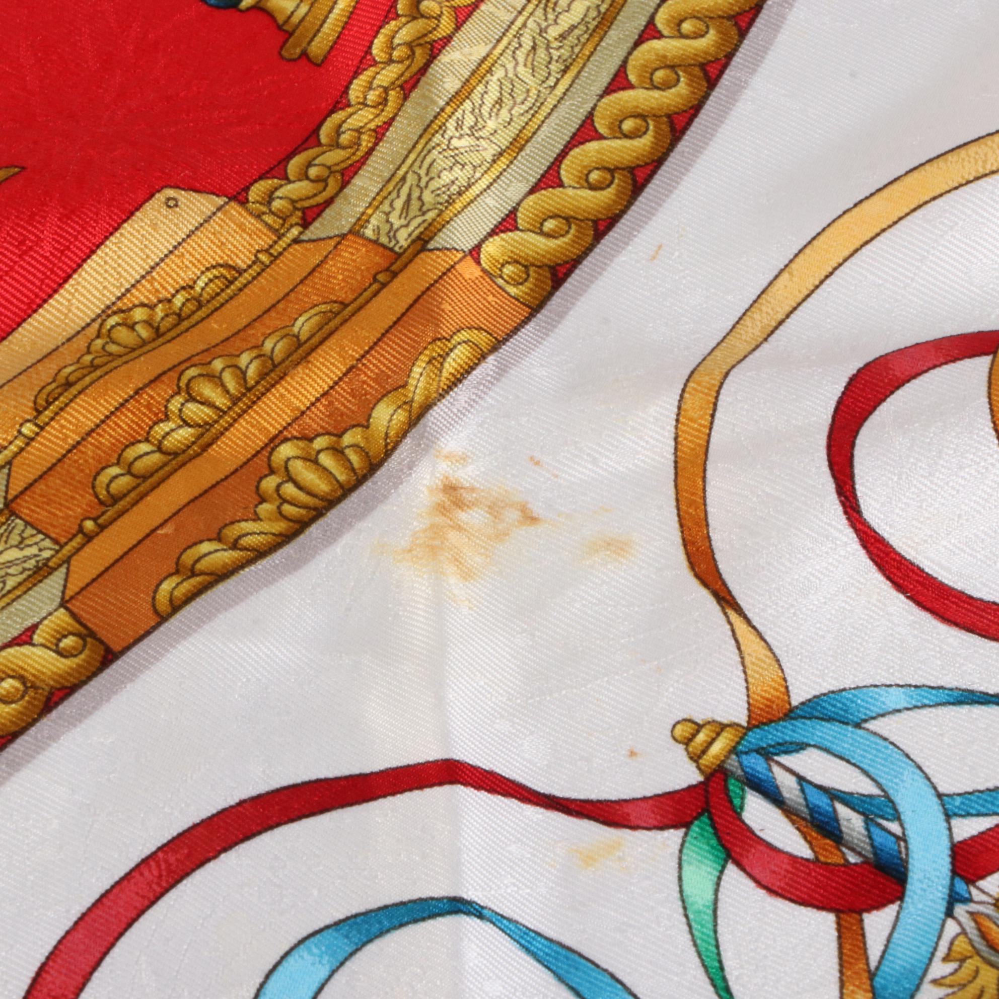 Hermès "Luna Park" Silk Jacquard Scarf