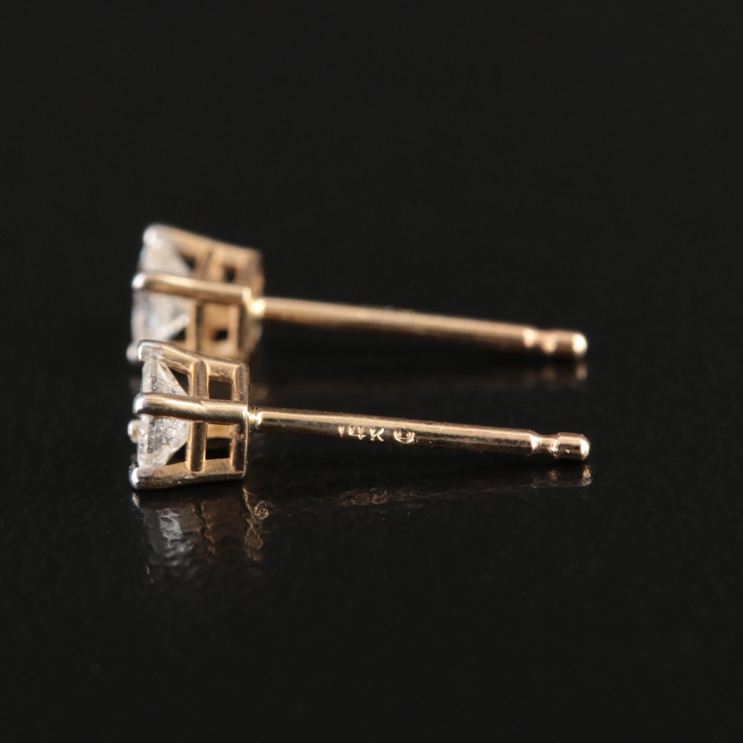 14K 0.20 CTW Diamond Stud Earrings
