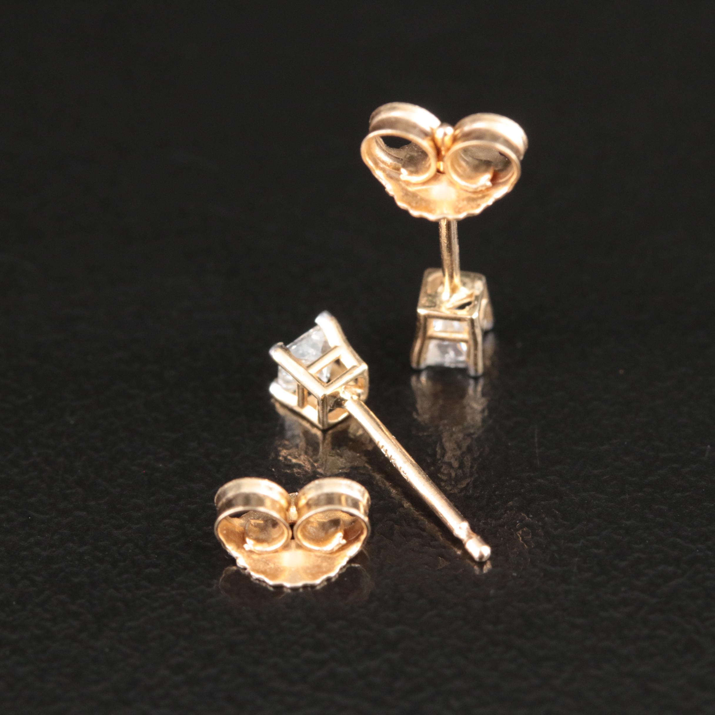14K 0.20 CTW Diamond Stud Earrings