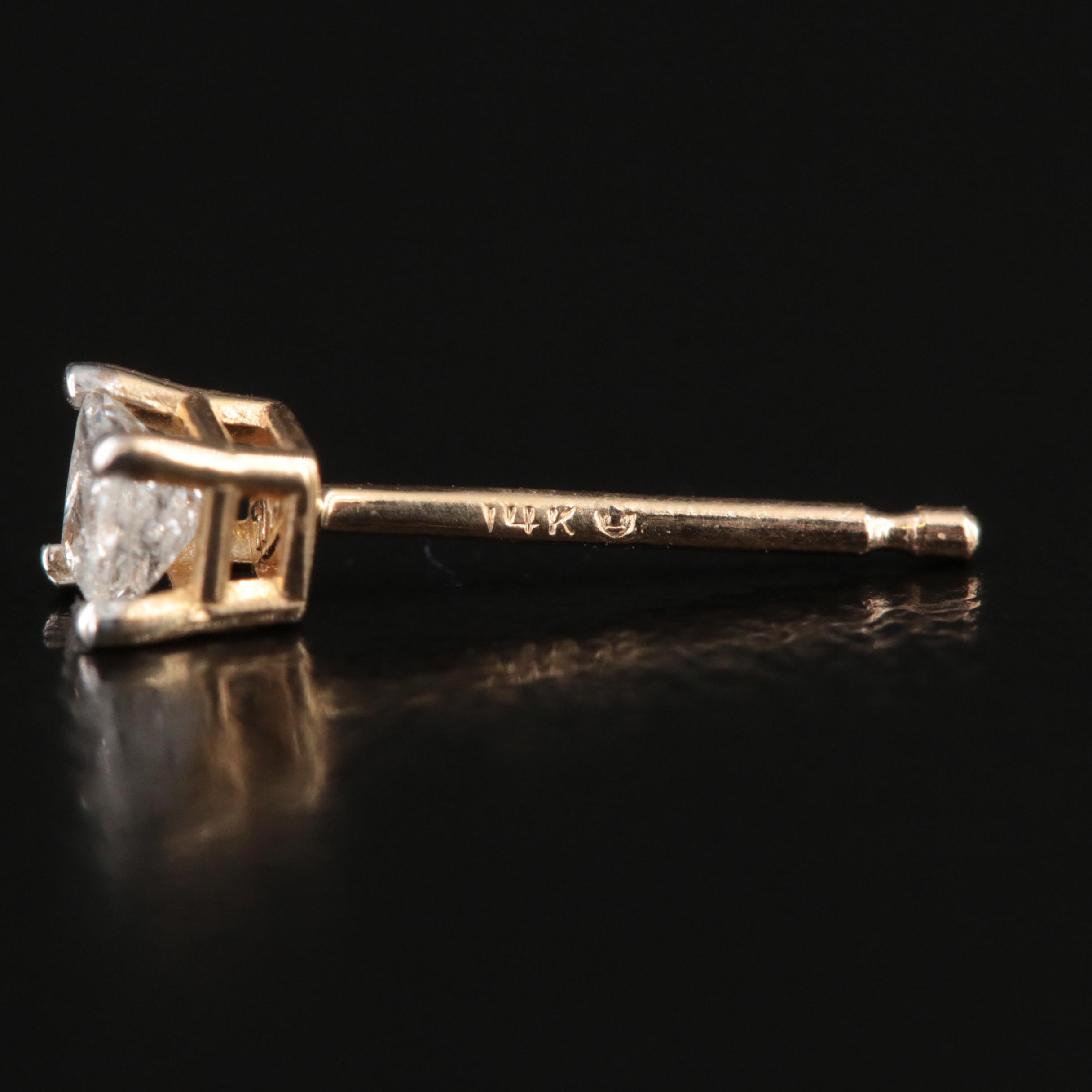 14K 0.20 CTW Diamond Stud Earrings