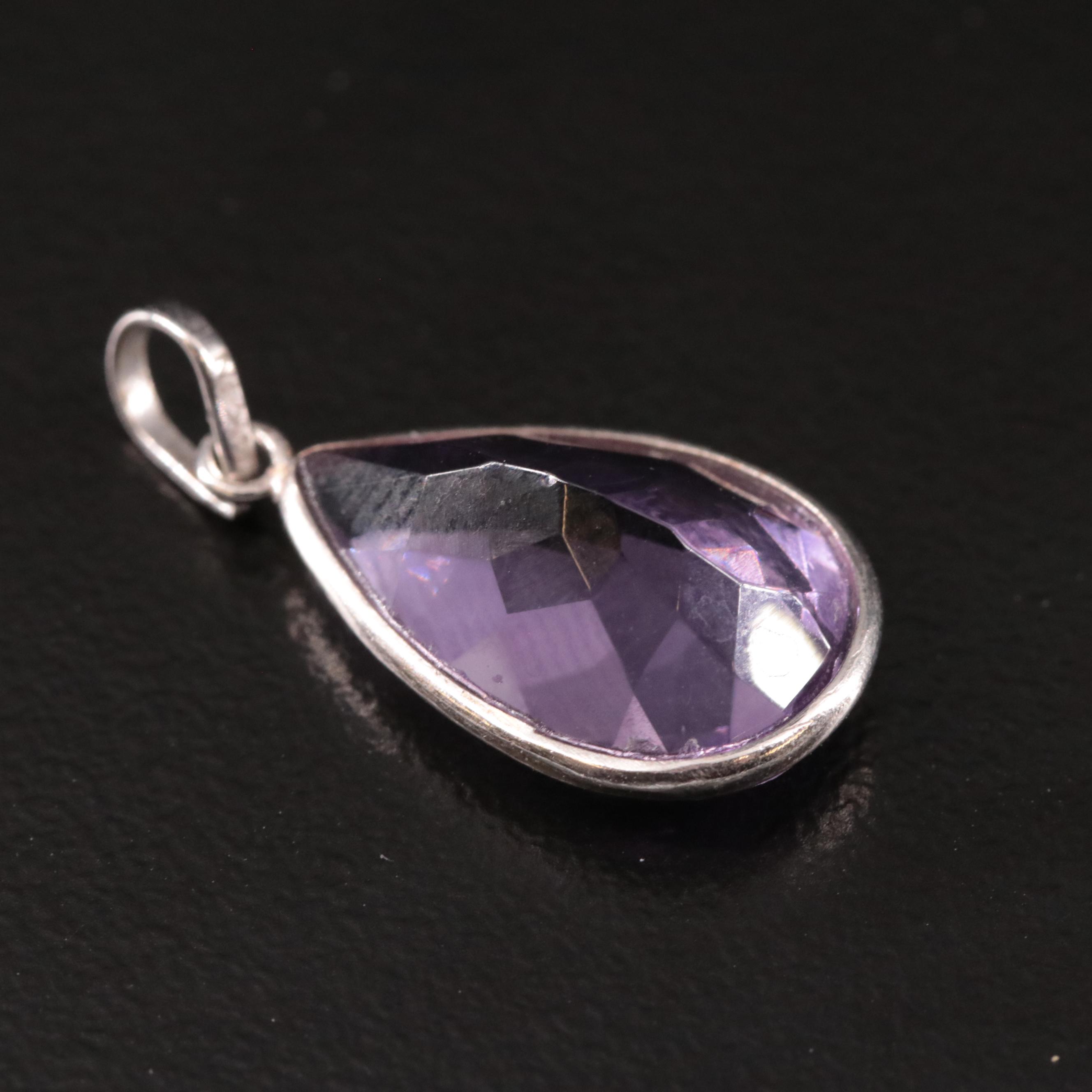 14K Amethyst Pendant