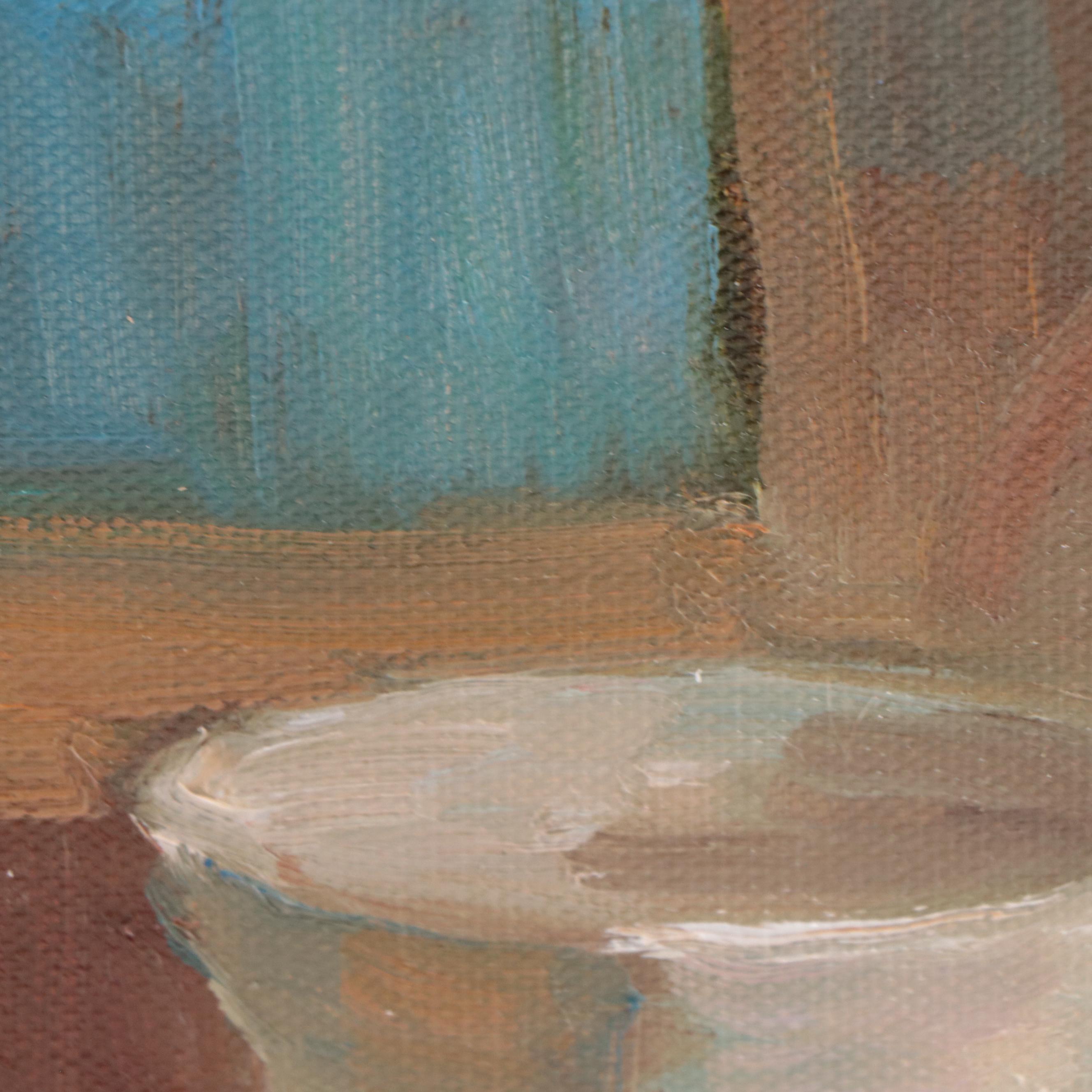 Sally Rosenbaum Still Life Oil Painting, 21st Century