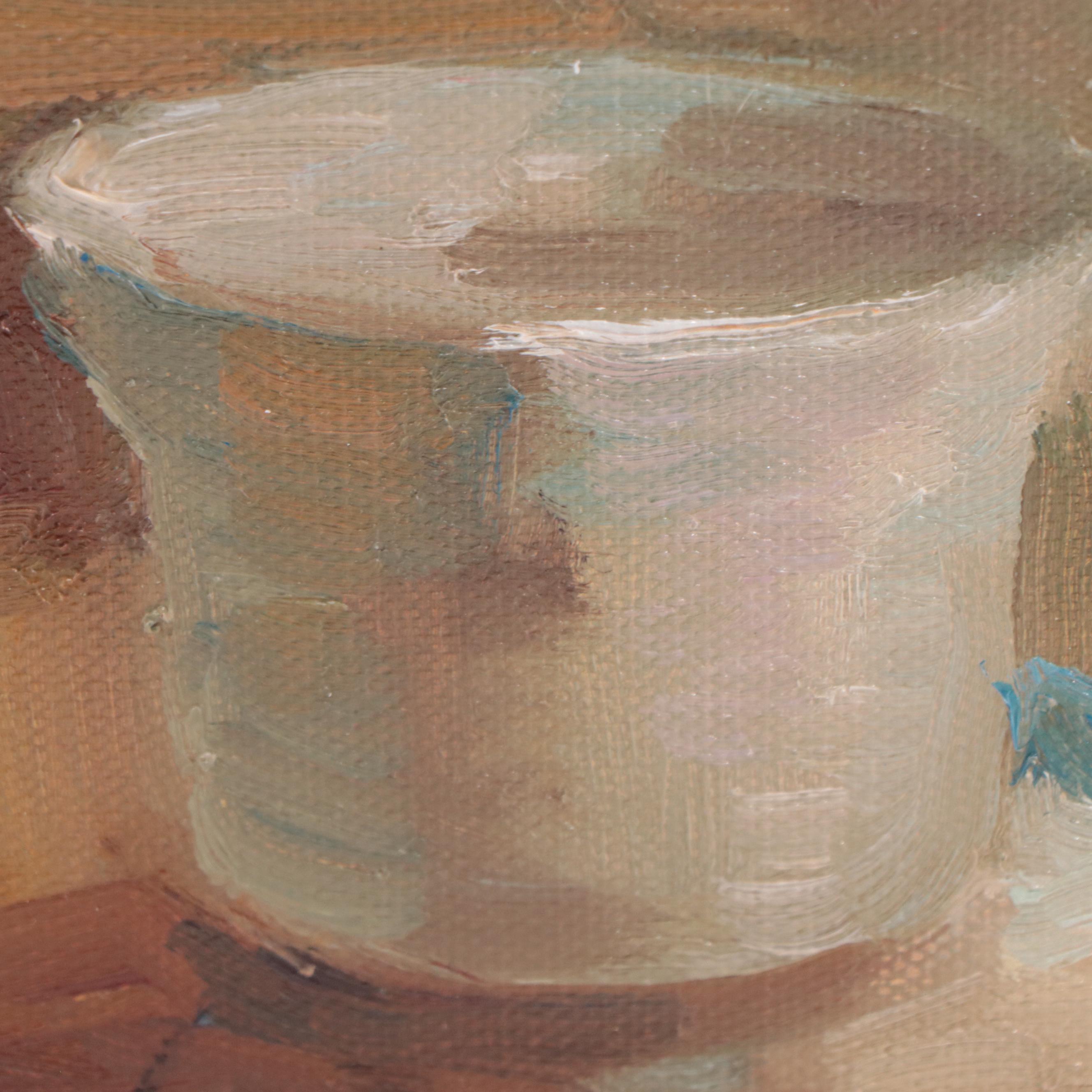 Sally Rosenbaum Still Life Oil Painting, 21st Century