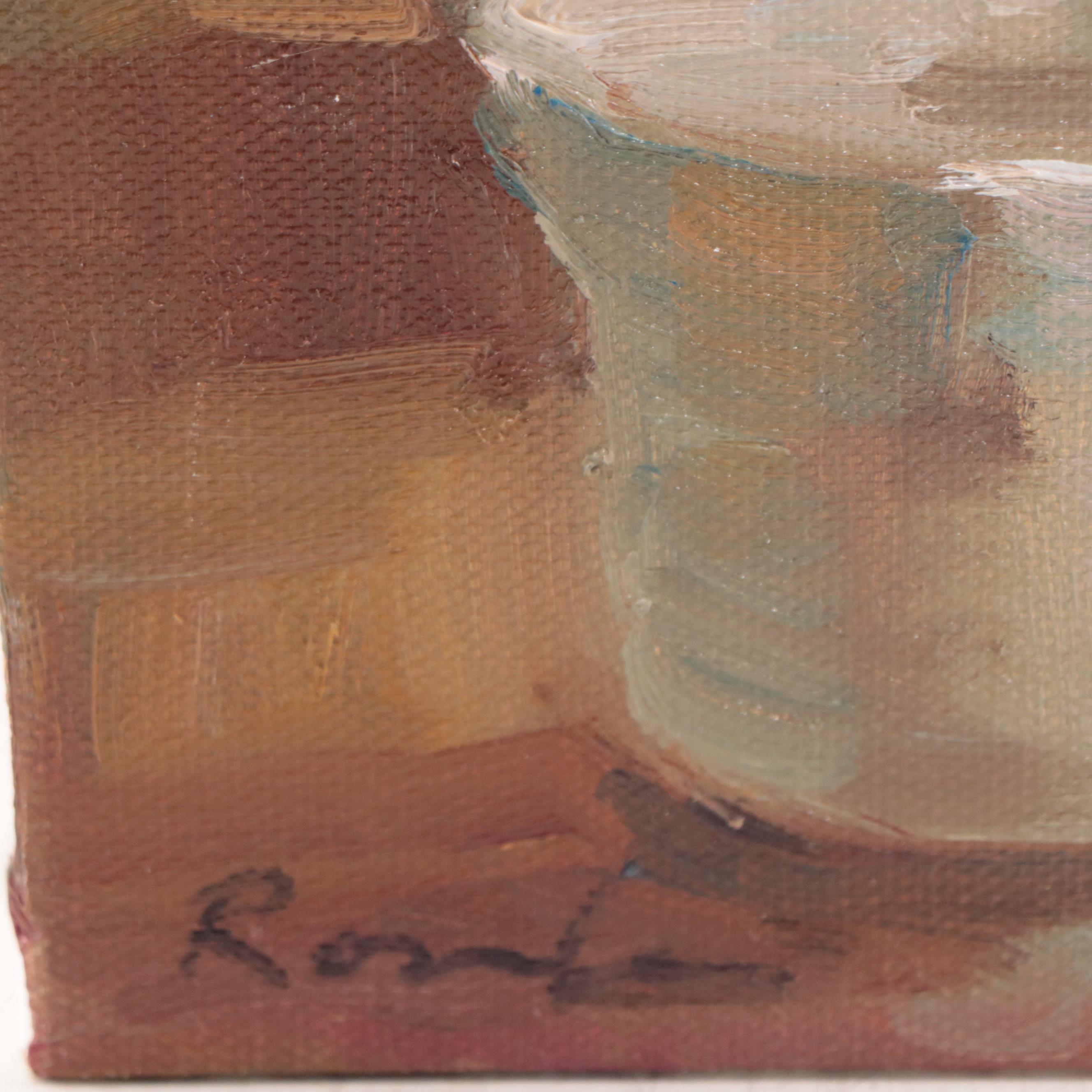 Sally Rosenbaum Still Life Oil Painting, 21st Century