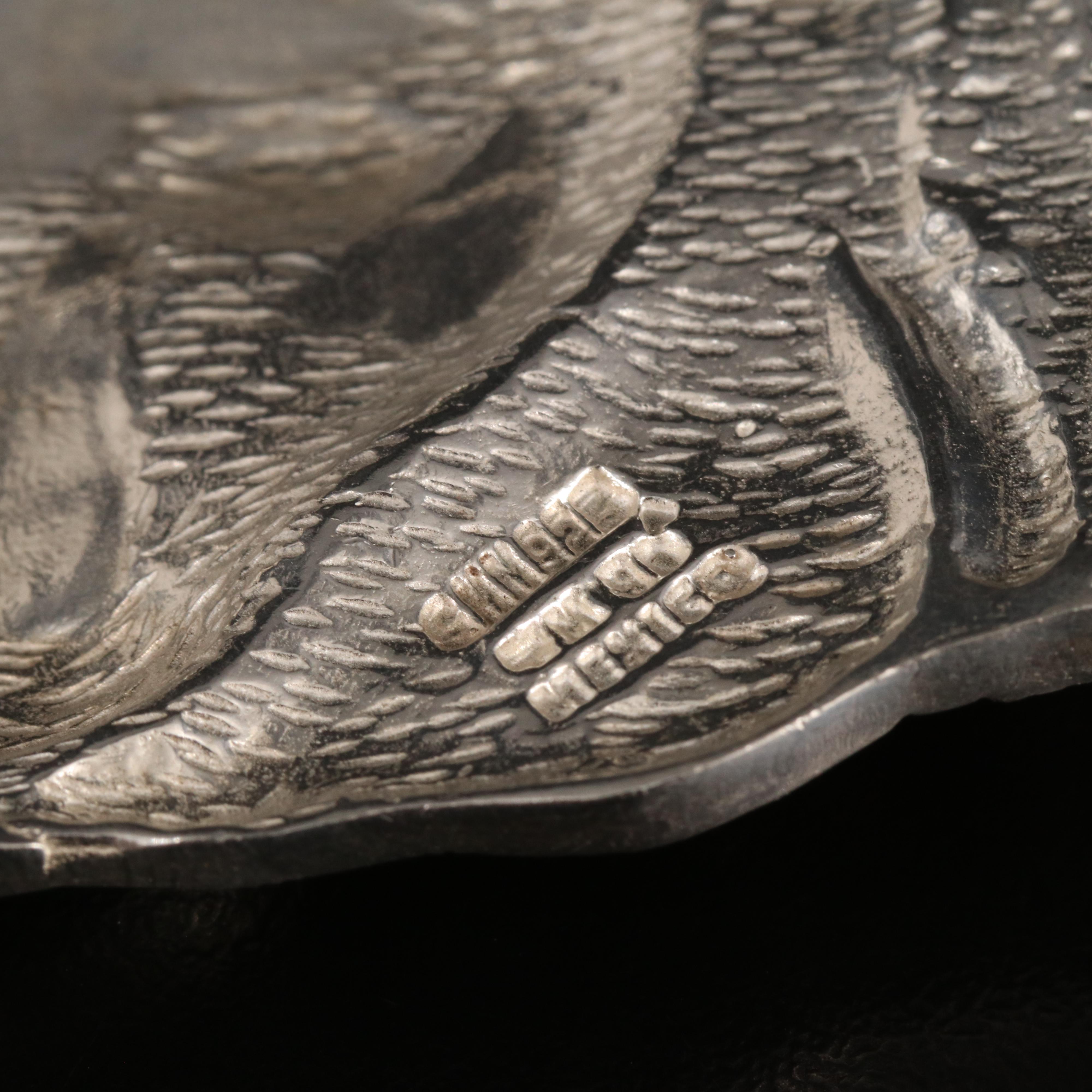 Mexican Sterling Jaguar Brooch