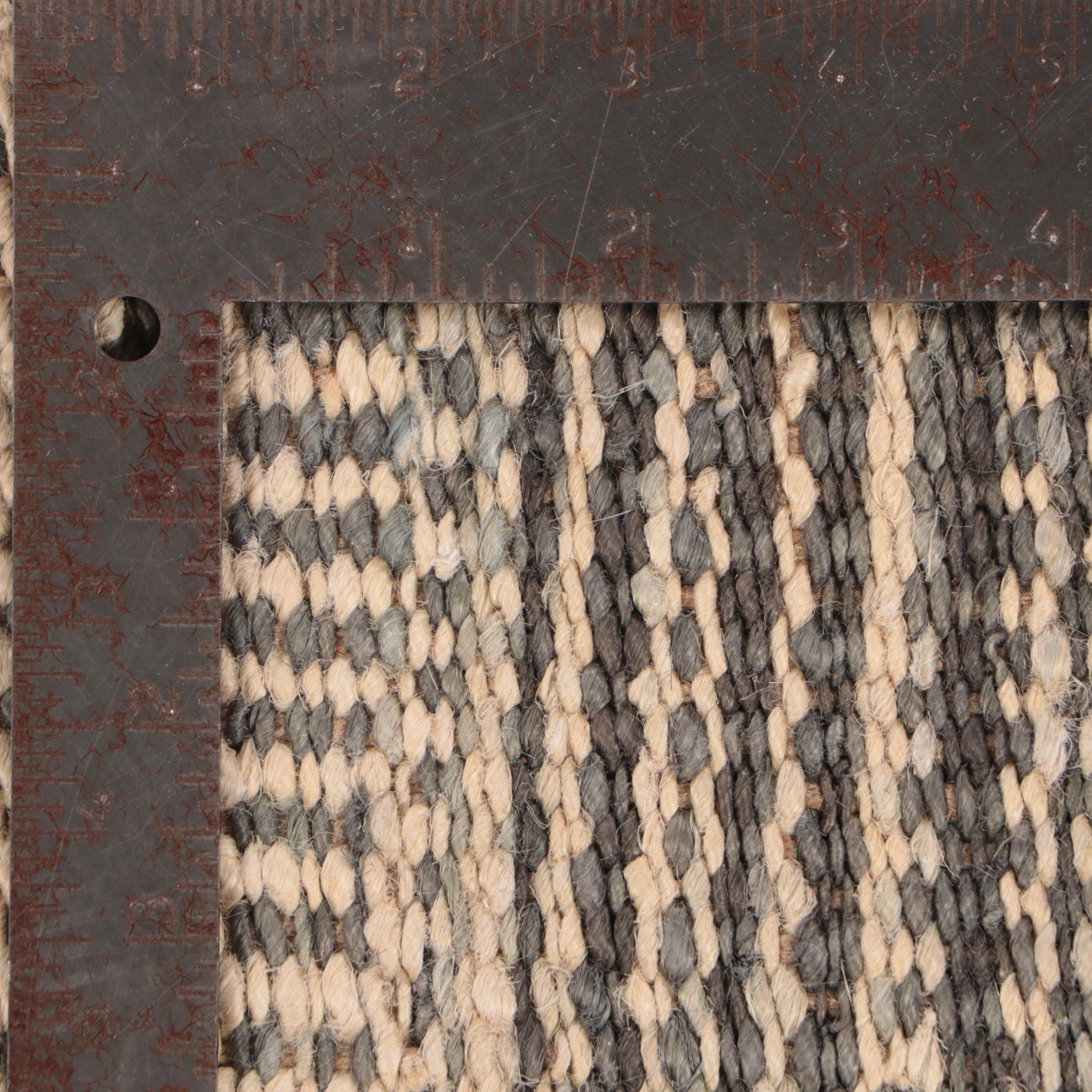 9'4 x 12'2 Hand-Woven Indian Area Rug