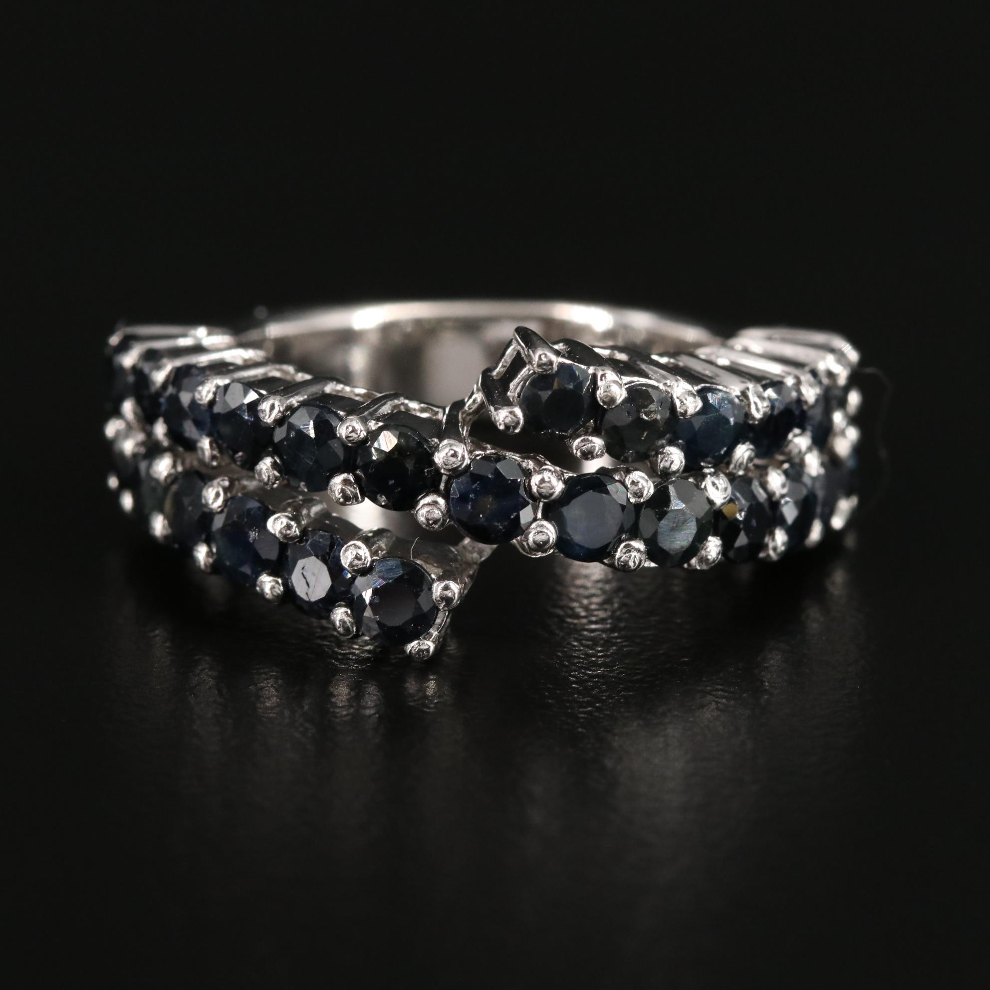 Sterling Sapphire Ring