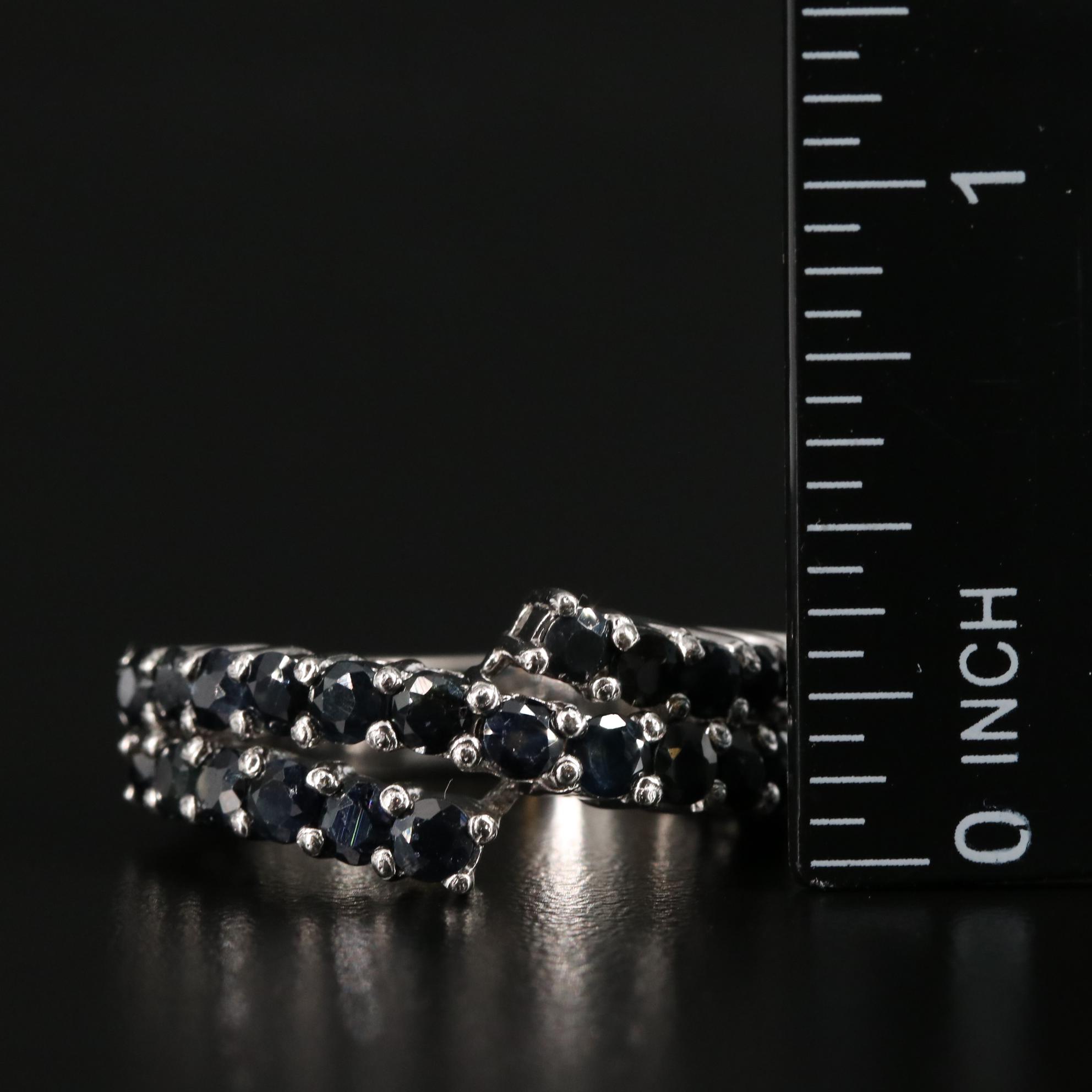 Sterling Sapphire Ring