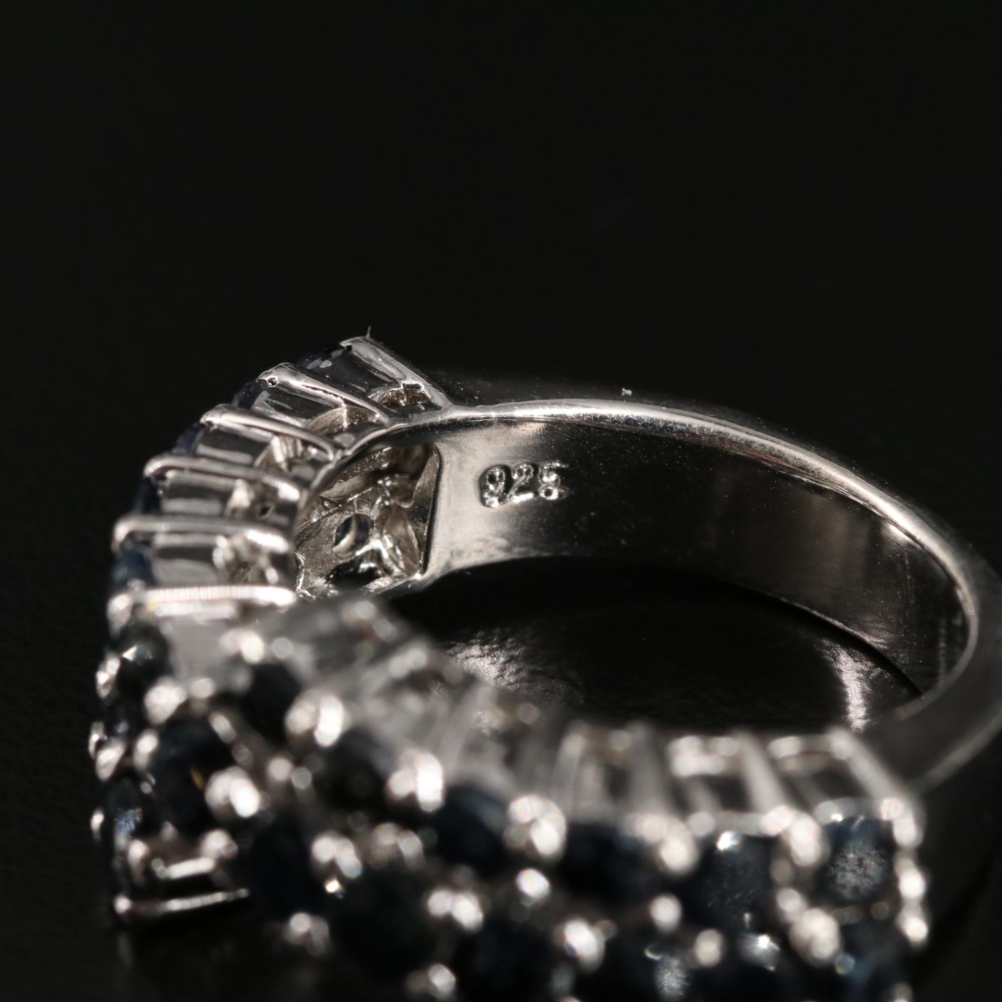 Sterling Sapphire Ring