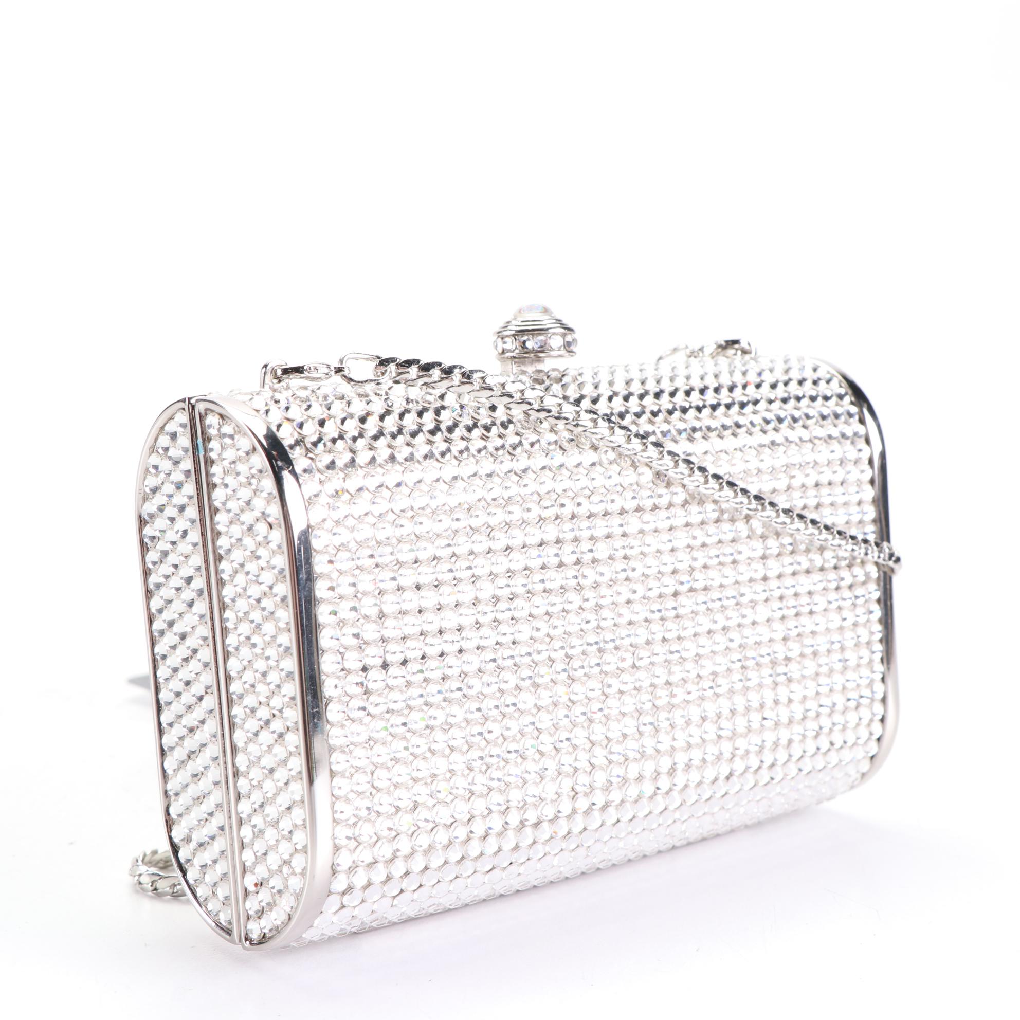 Stephanie Swarovski Crystal Clutch with Box