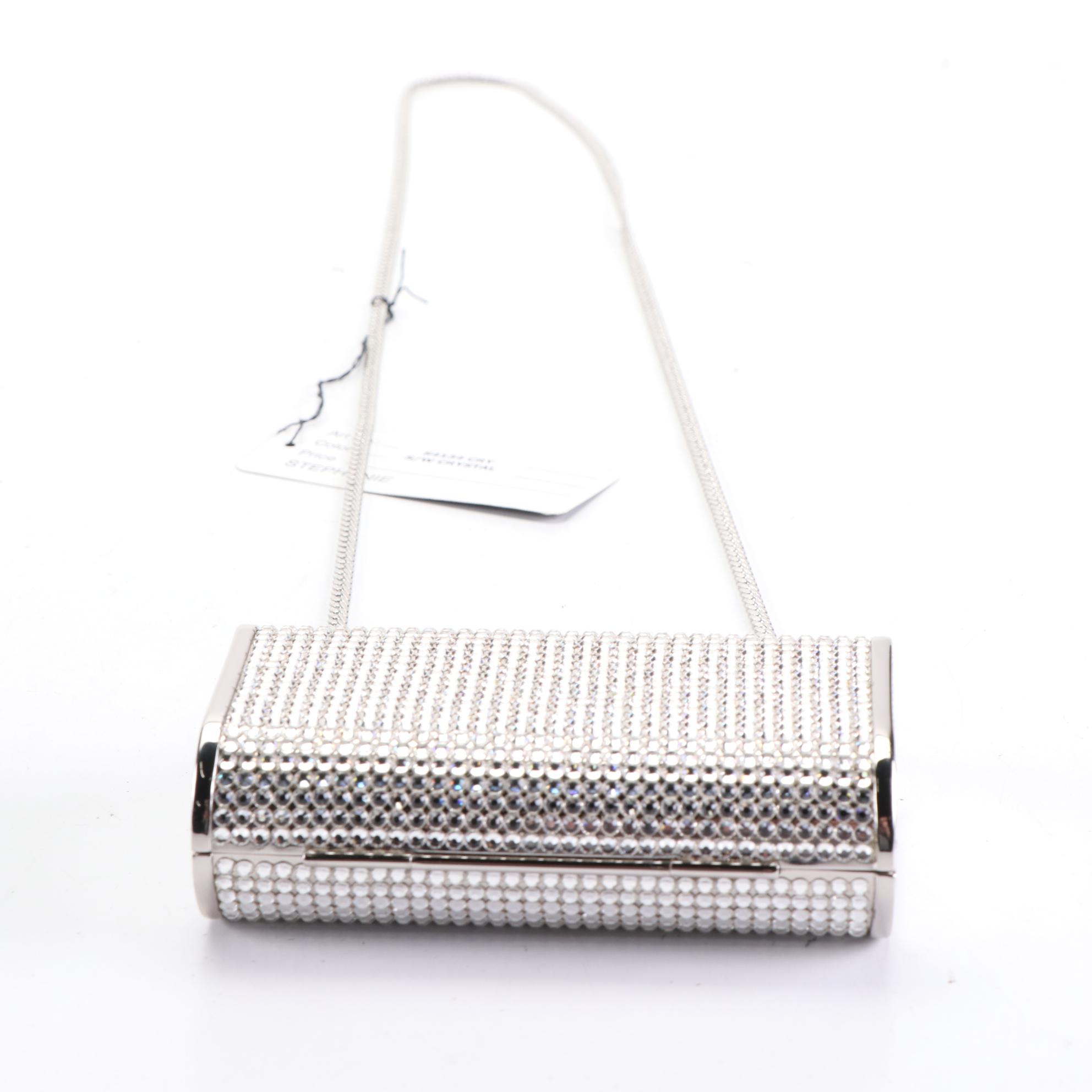 Stephanie Swarovski Crystal Clutch with Box