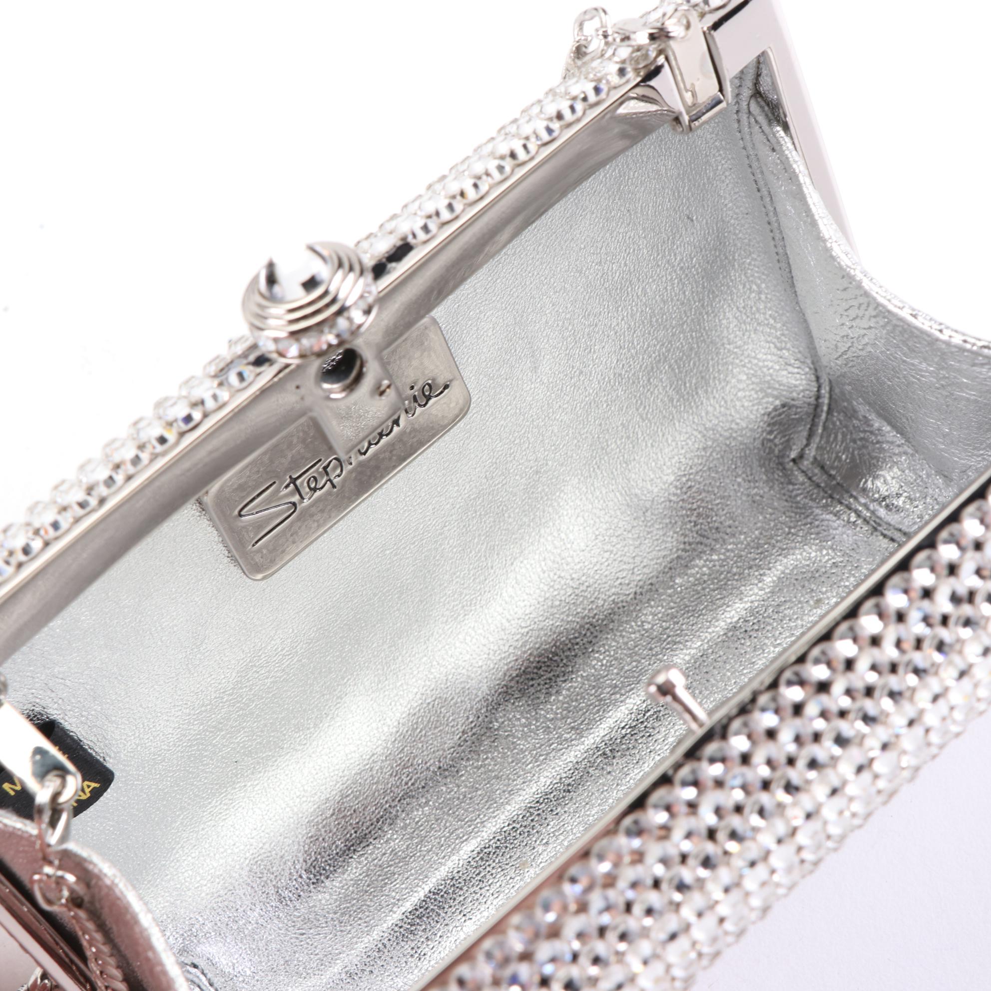 Stephanie Swarovski Crystal Clutch with Box