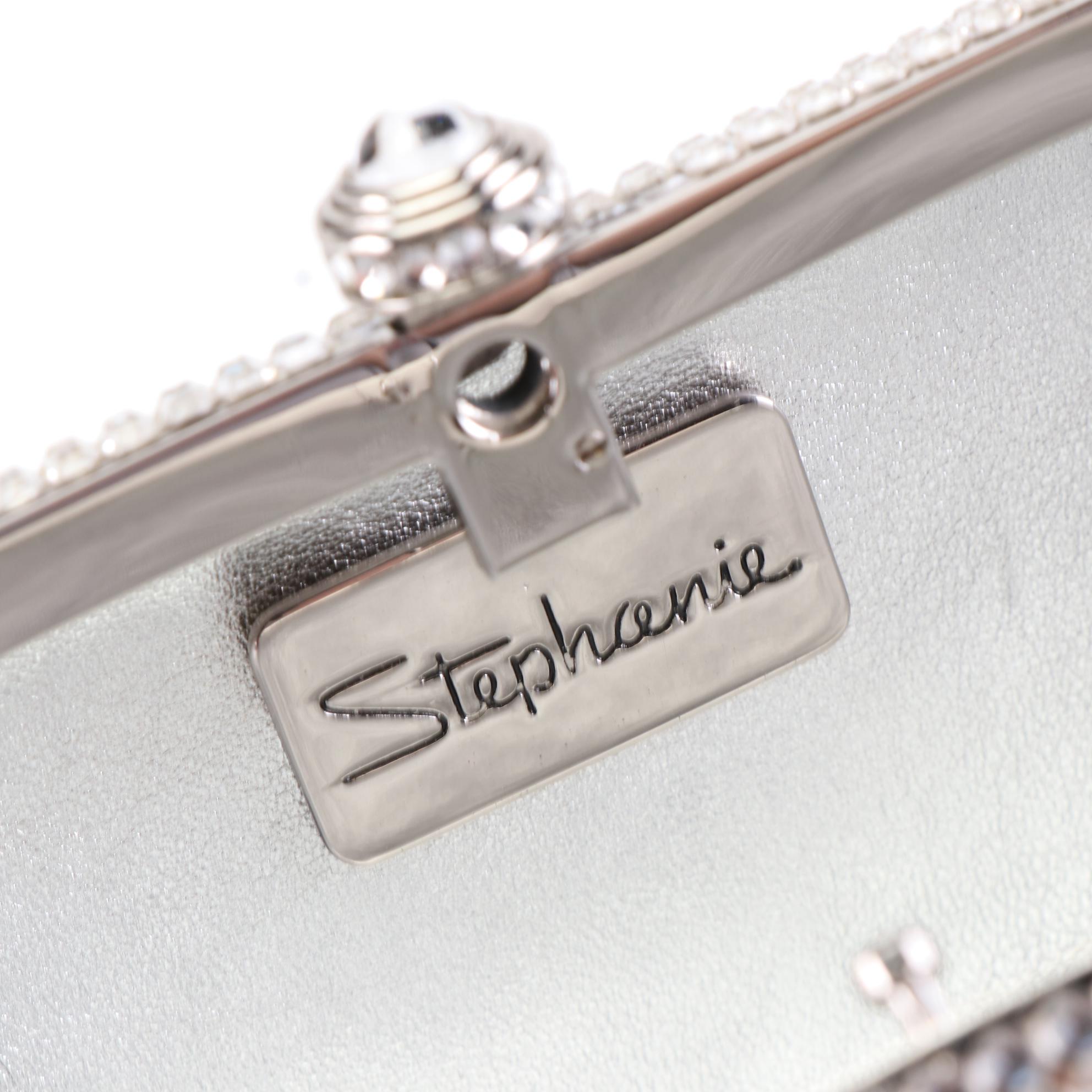 Stephanie Swarovski Crystal Clutch with Box