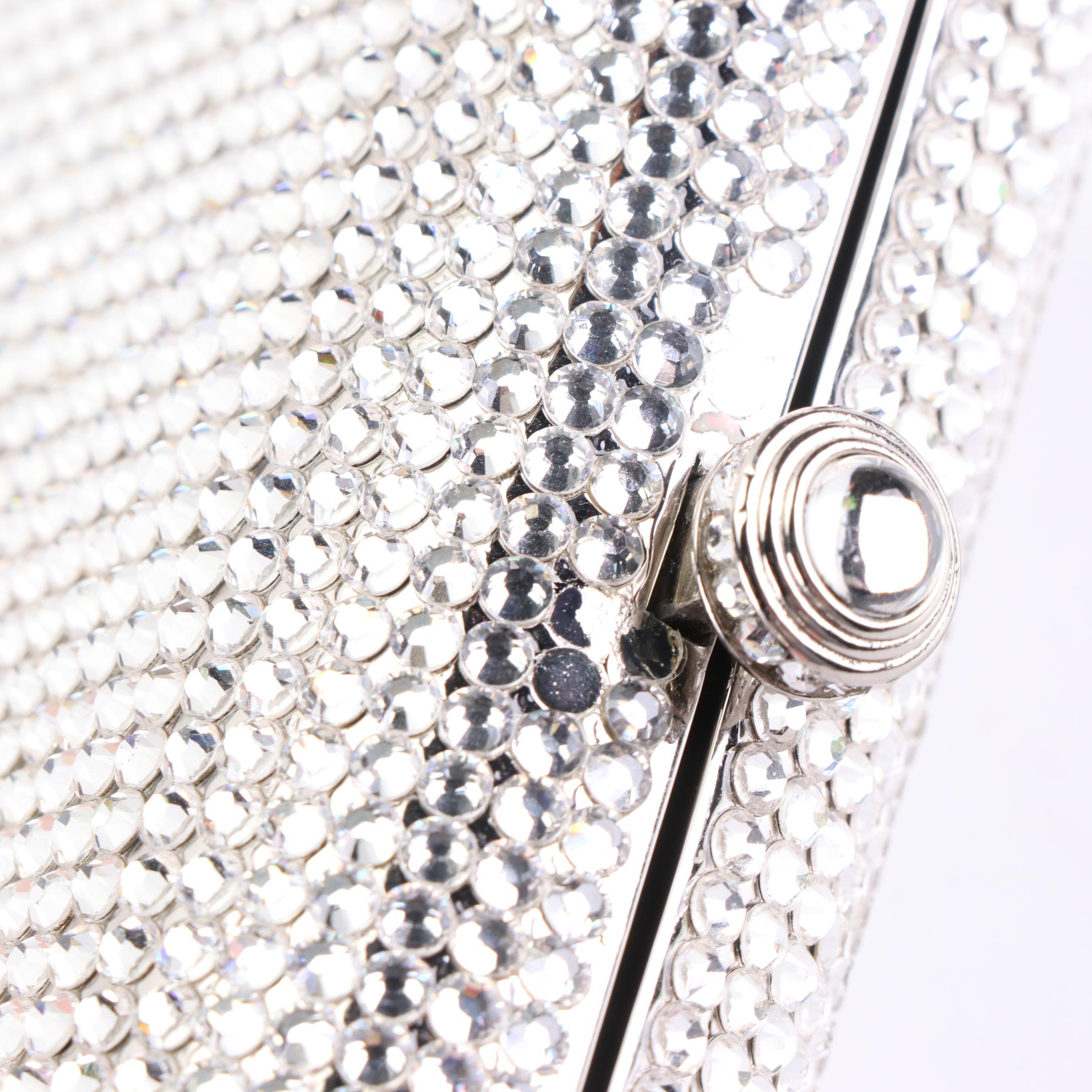Stephanie Swarovski Crystal Clutch with Box