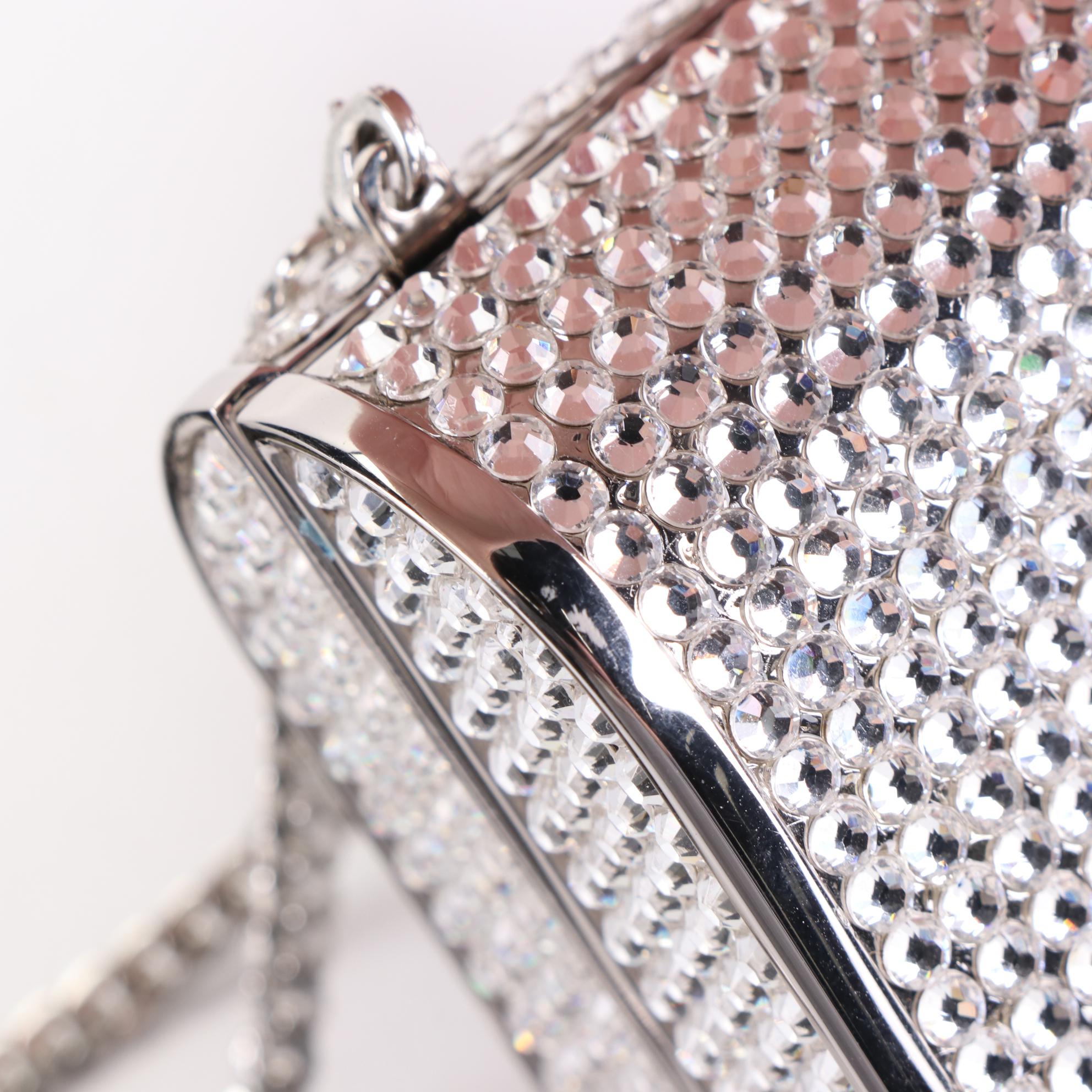 Stephanie Swarovski Crystal Clutch with Box