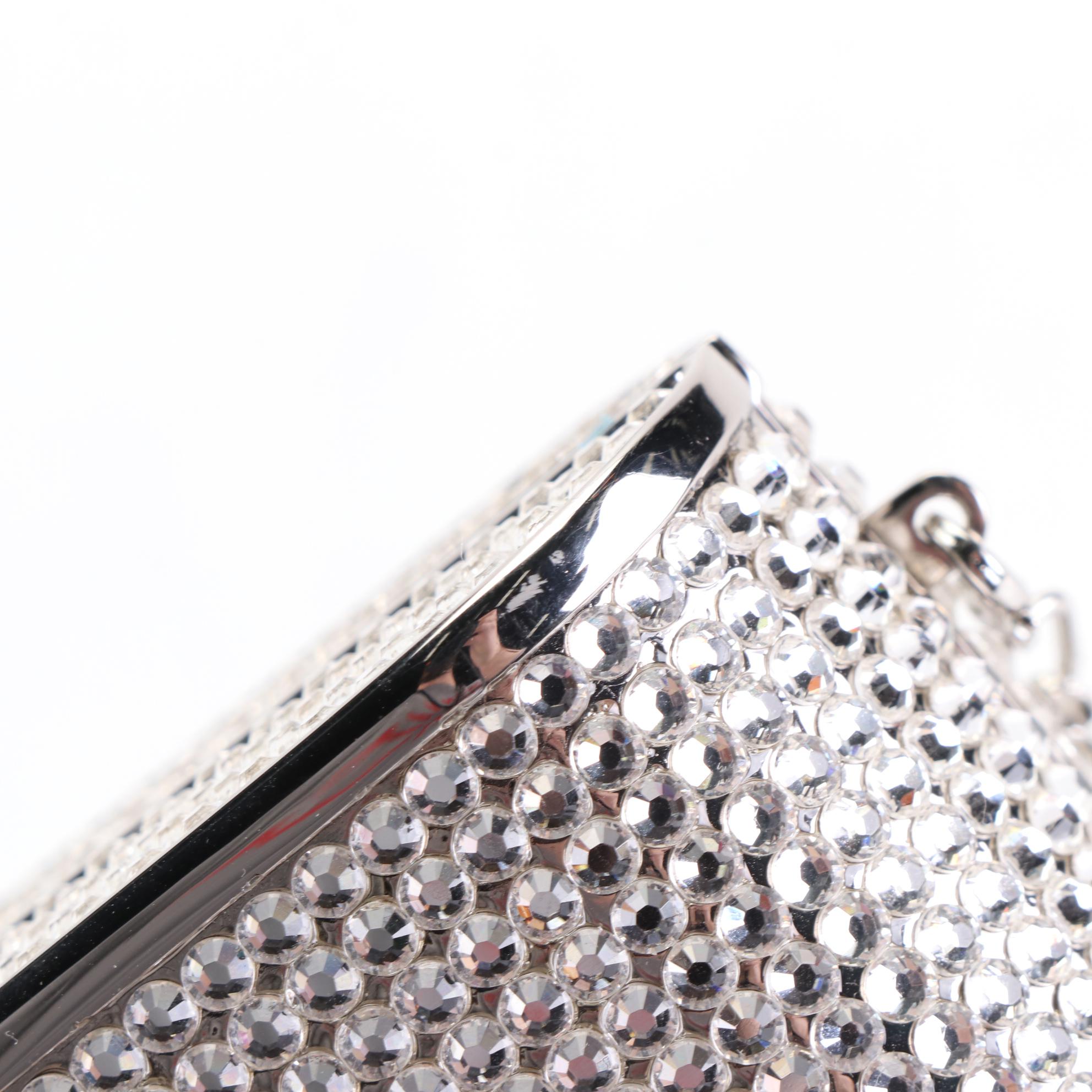 Stephanie Swarovski Crystal Clutch with Box