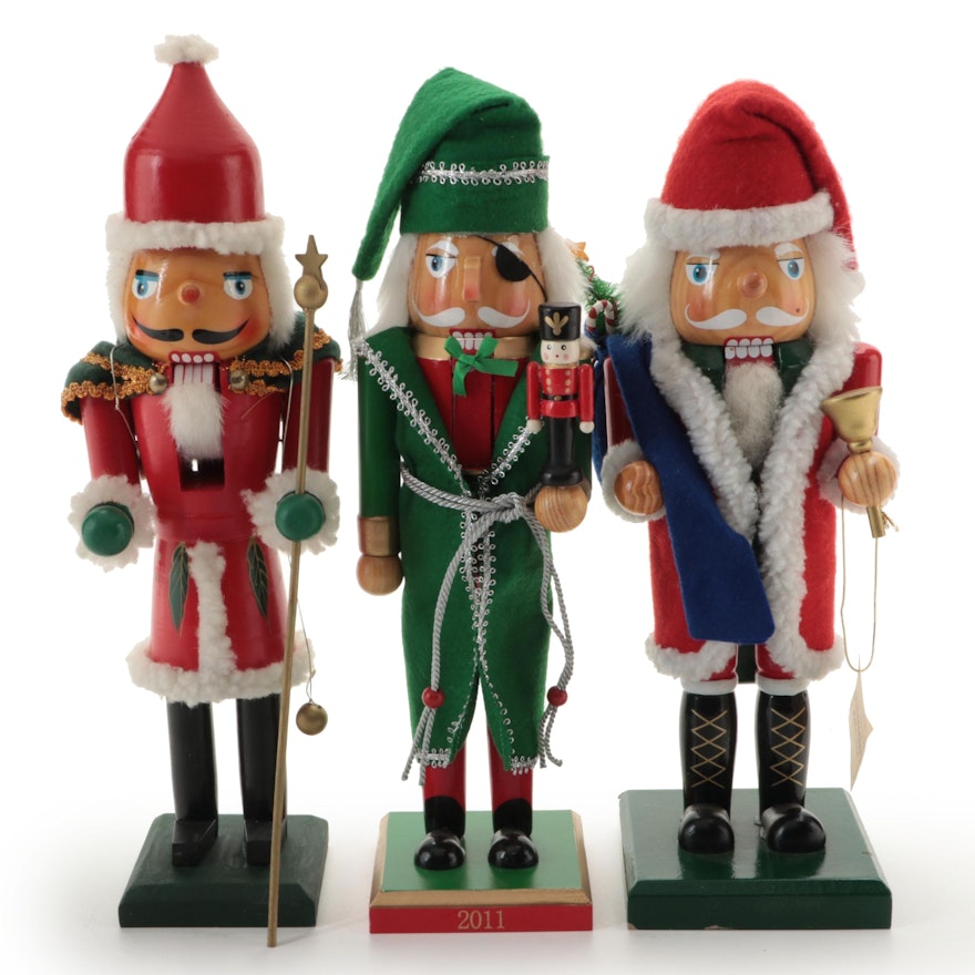 Santa with Herr Drosselmeyer and Other Nutcrackers