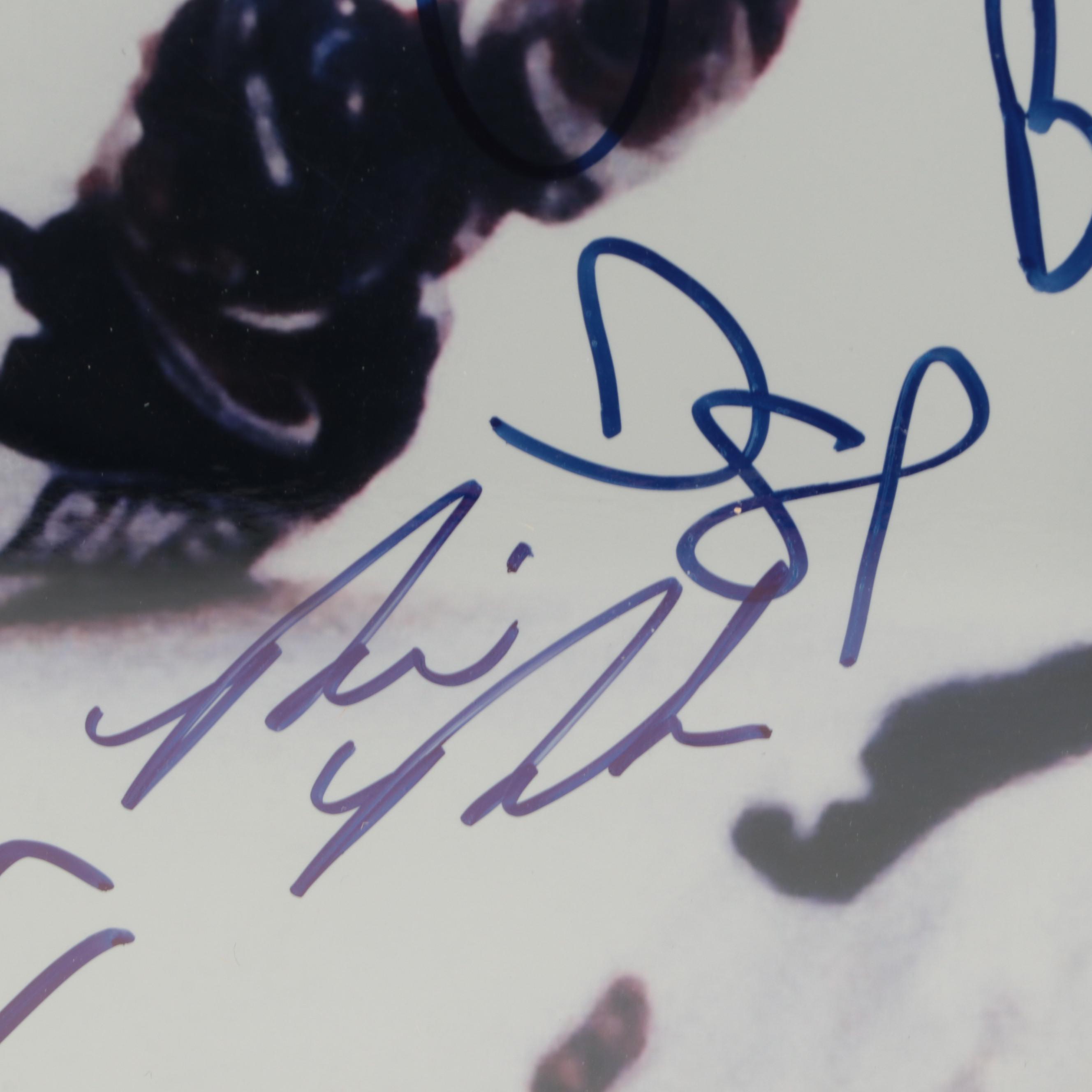 Eruzione, Brooks and More Signed 1980 Team USA Champs Hockey Giclée in Mat Frame