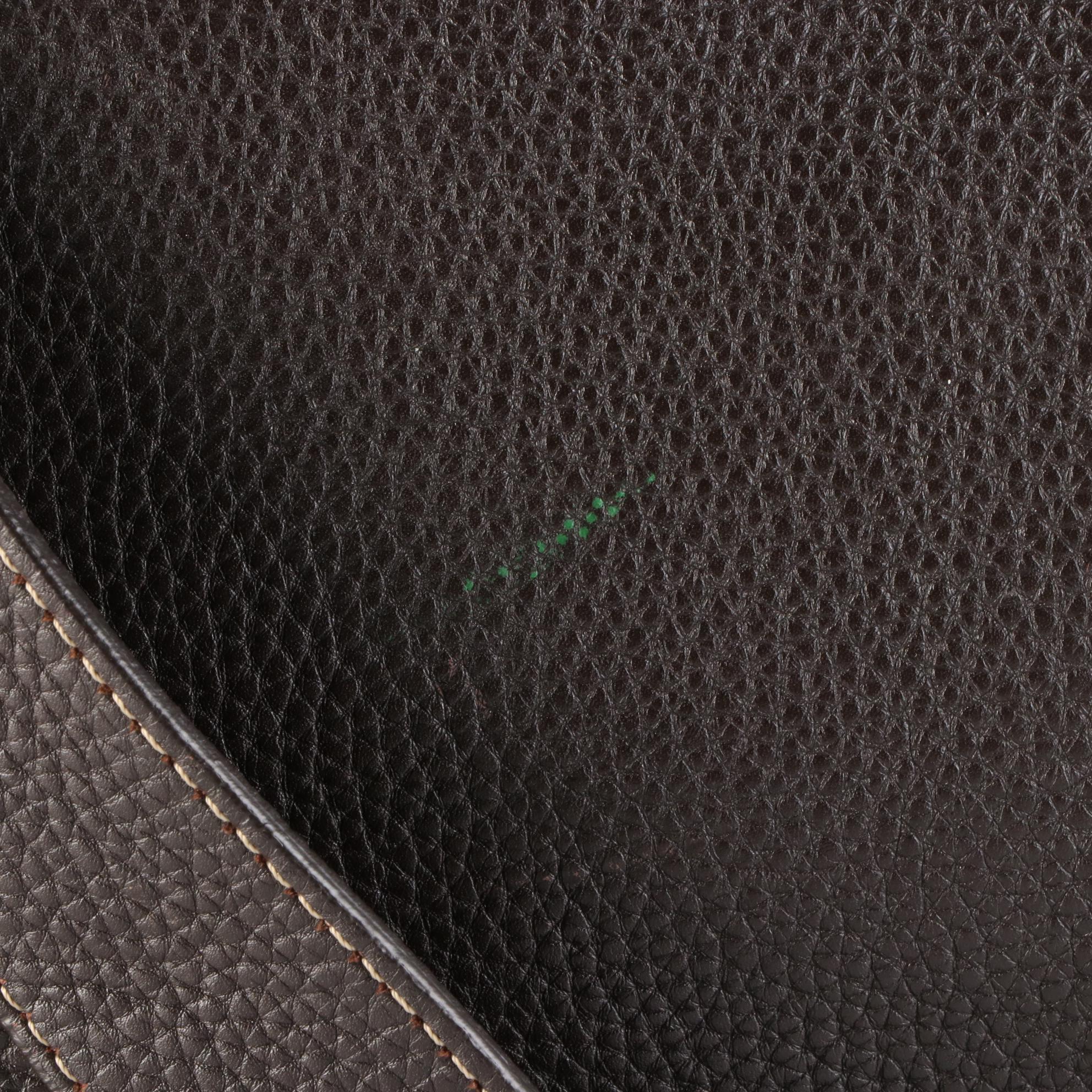 Fendi Selleria Grained Leather Messenger Flap Bag