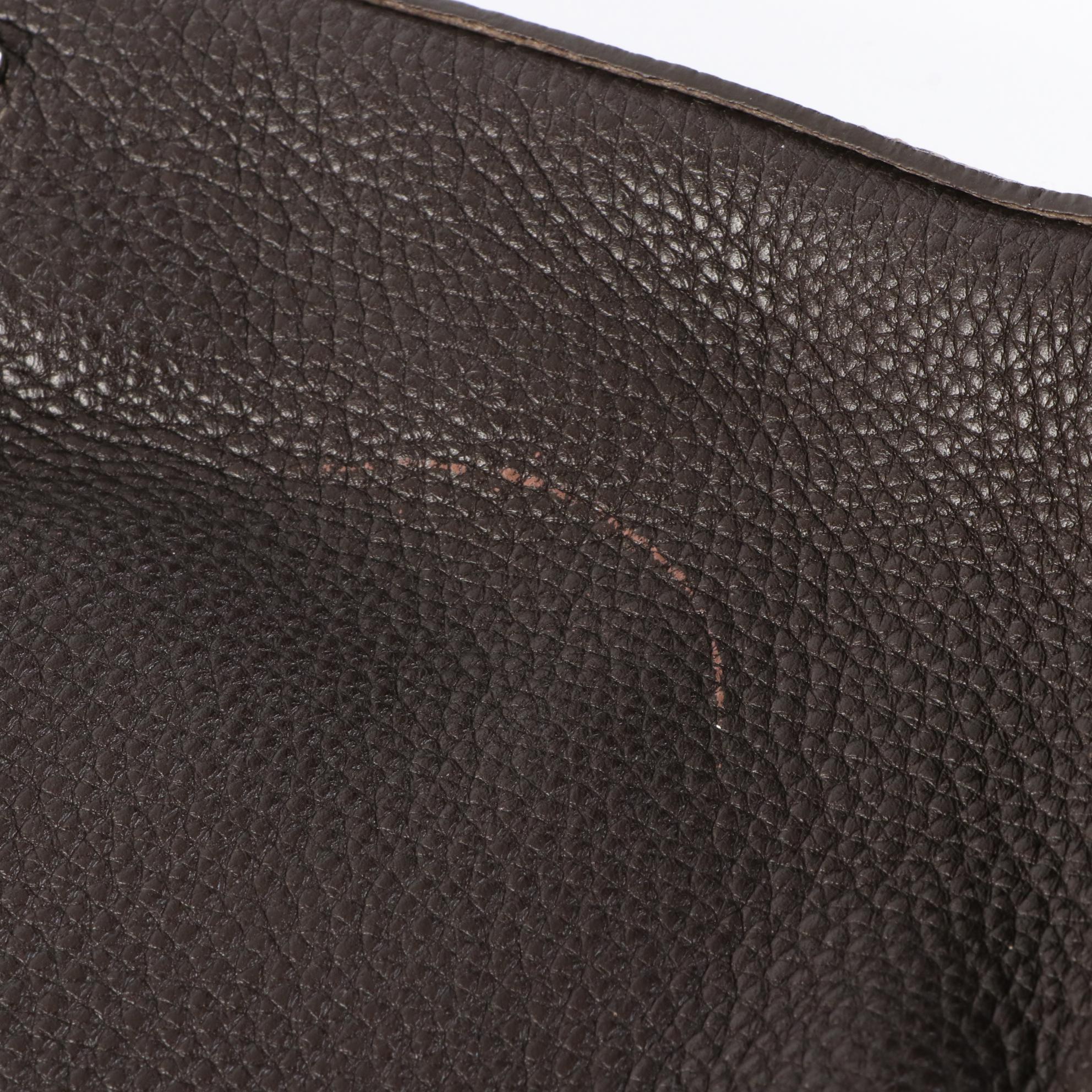 Fendi Selleria Grained Leather Messenger Flap Bag