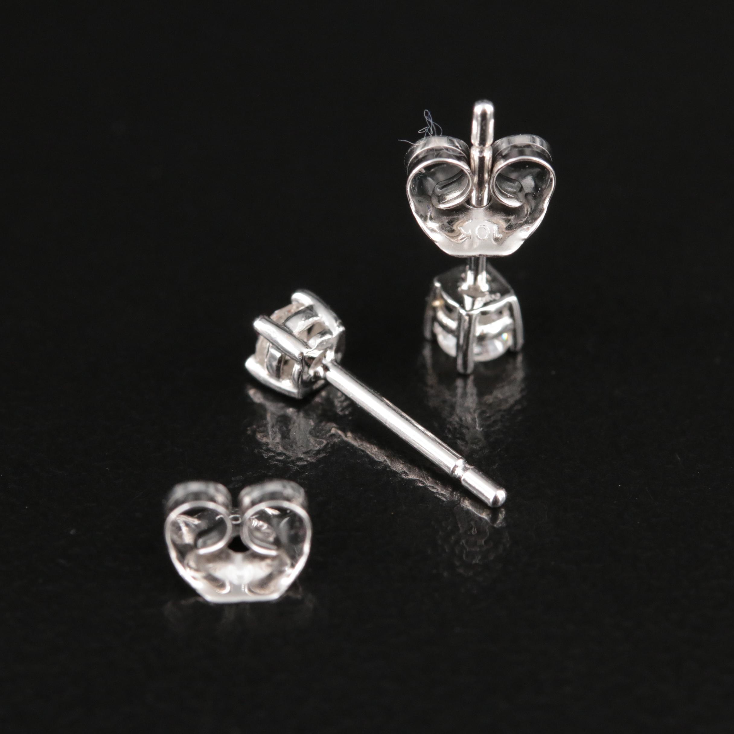 10K 0.20 CTW Diamond Stud Earrings