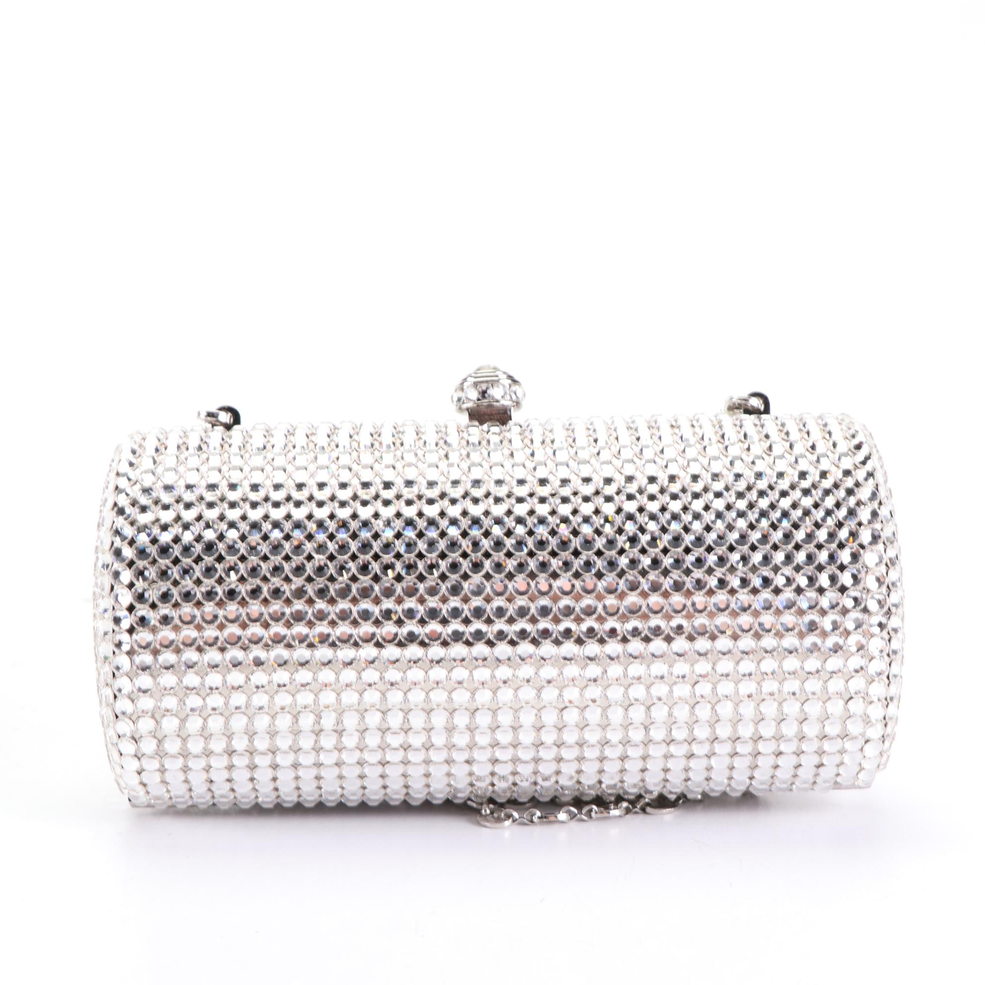 Stephanie Swarovski Crystal Clutch with Box