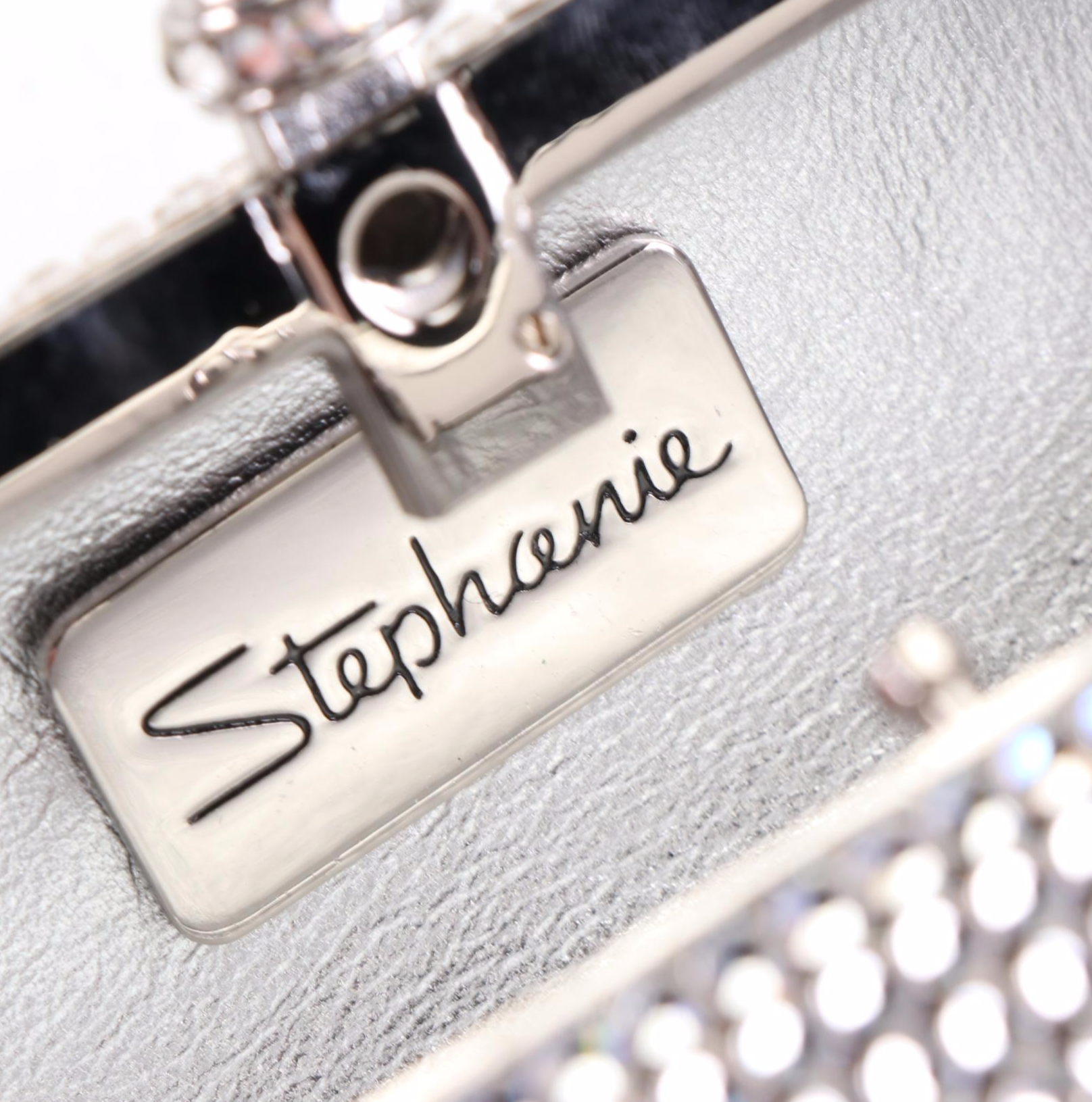 Stephanie Swarovski Crystal Clutch with Box