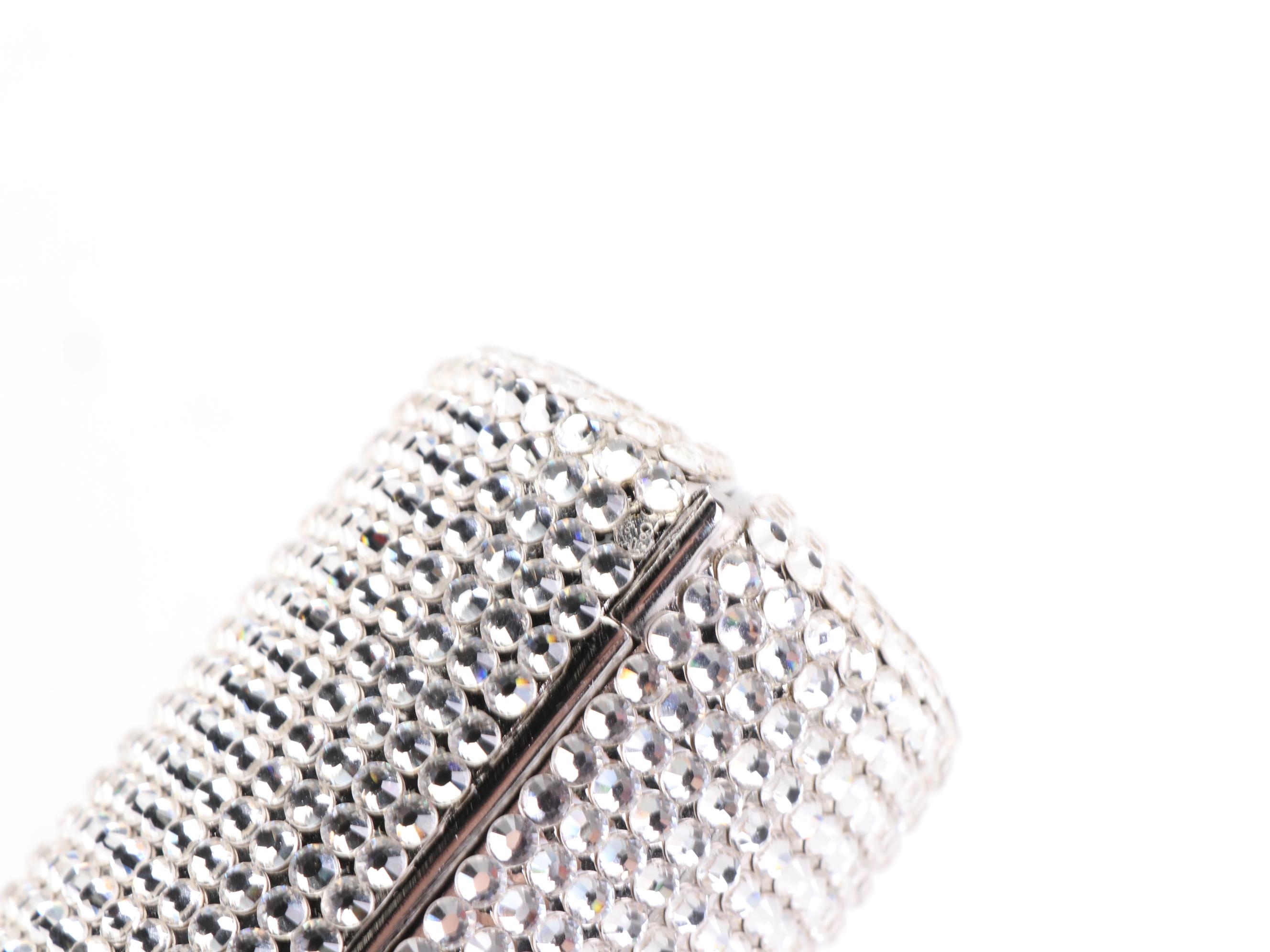 Stephanie Swarovski Crystal Clutch with Box