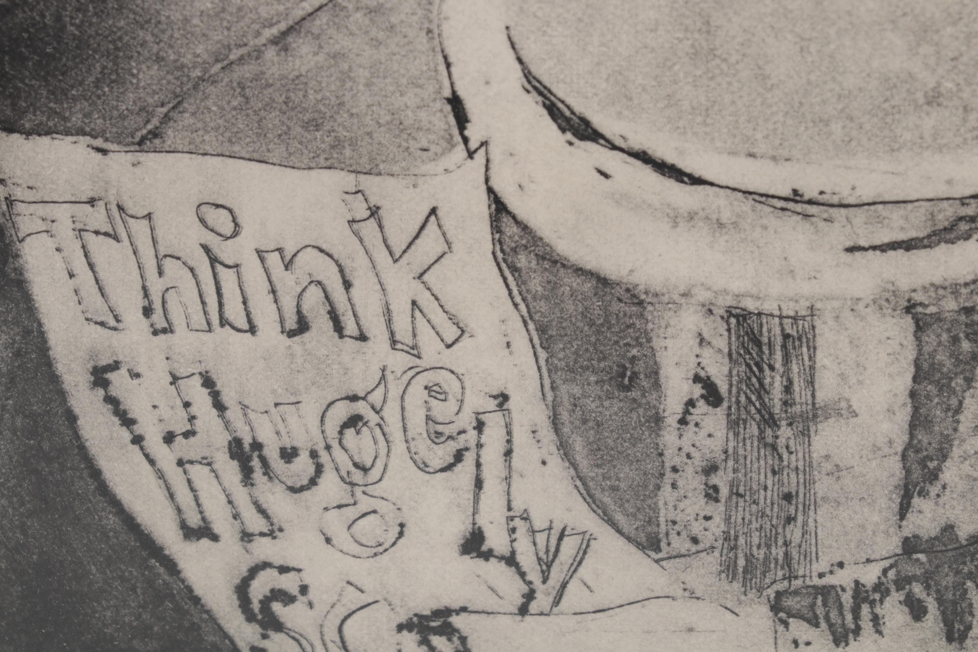 Sidney Chafetz Etching With Aquatint "Orator Aptus," 1963