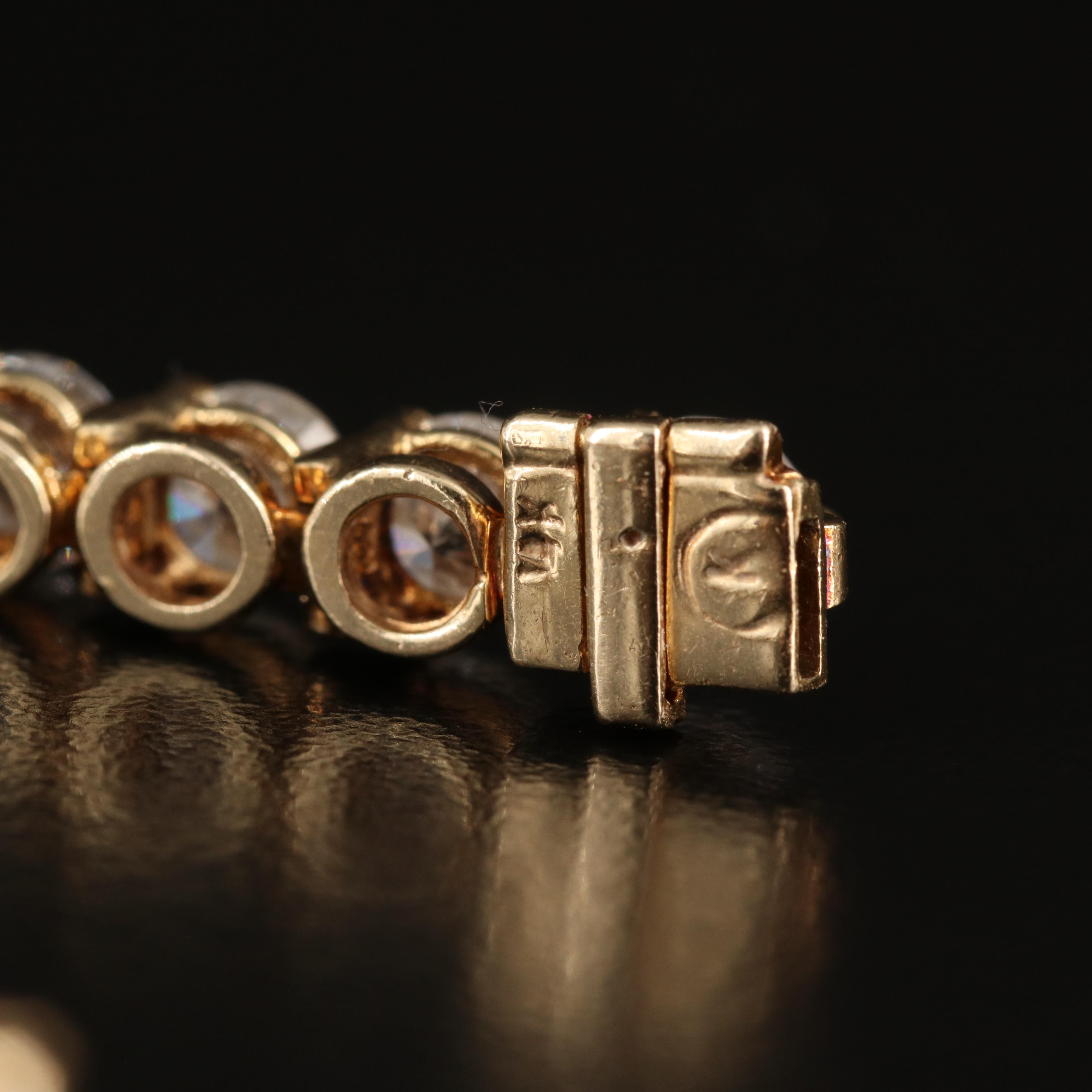 14K 11.02 CTW Diamond Line Bracelet
