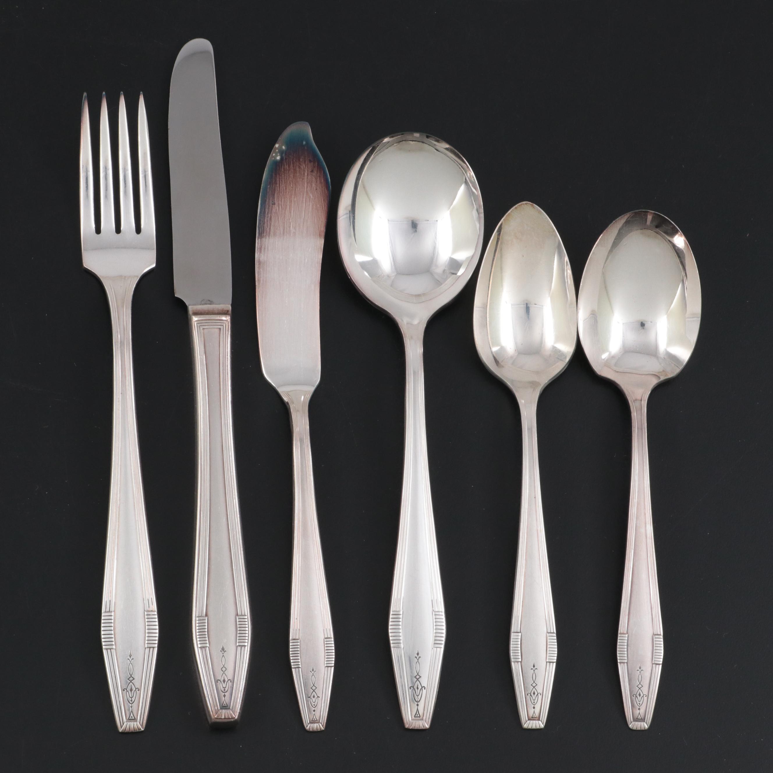 Wm. A Rogers "Countess I" Silver Plate Flatware