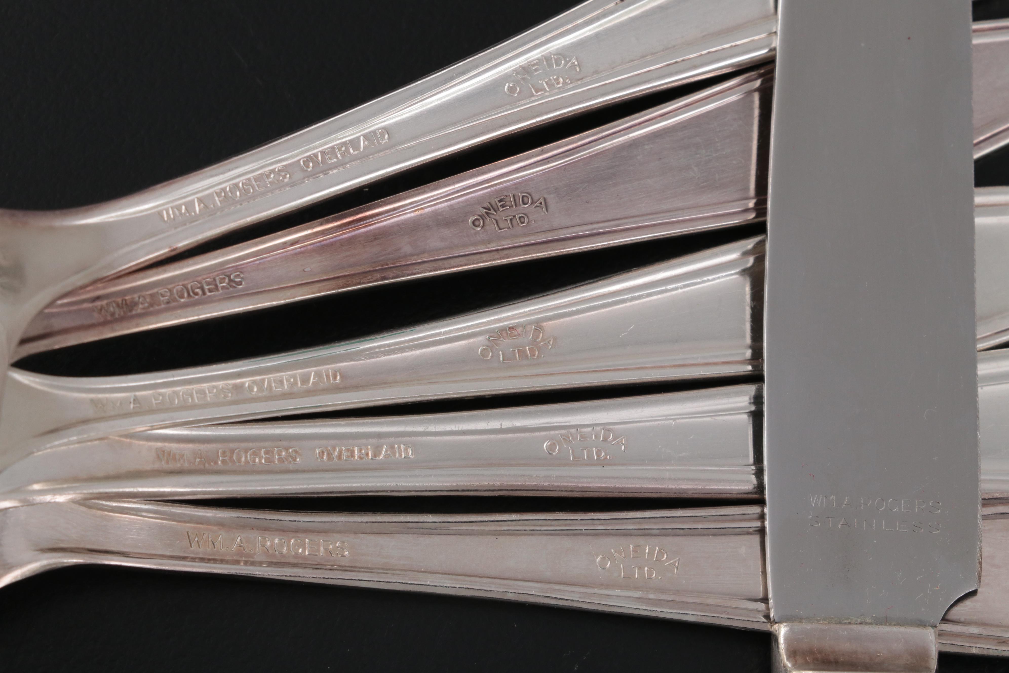 Wm. A Rogers "Countess I" Silver Plate Flatware