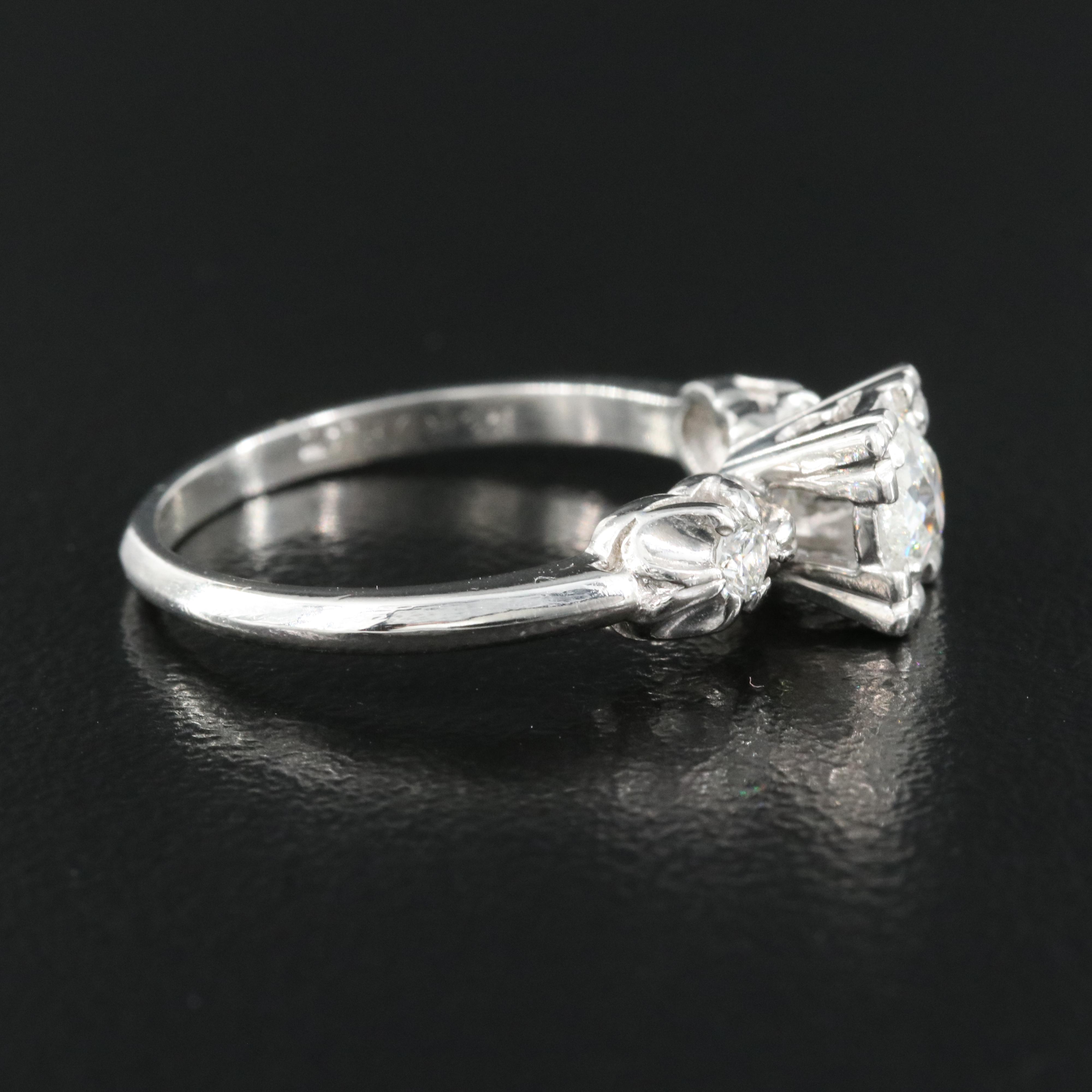 Platinum 0.43 CTW Diamond Ring
