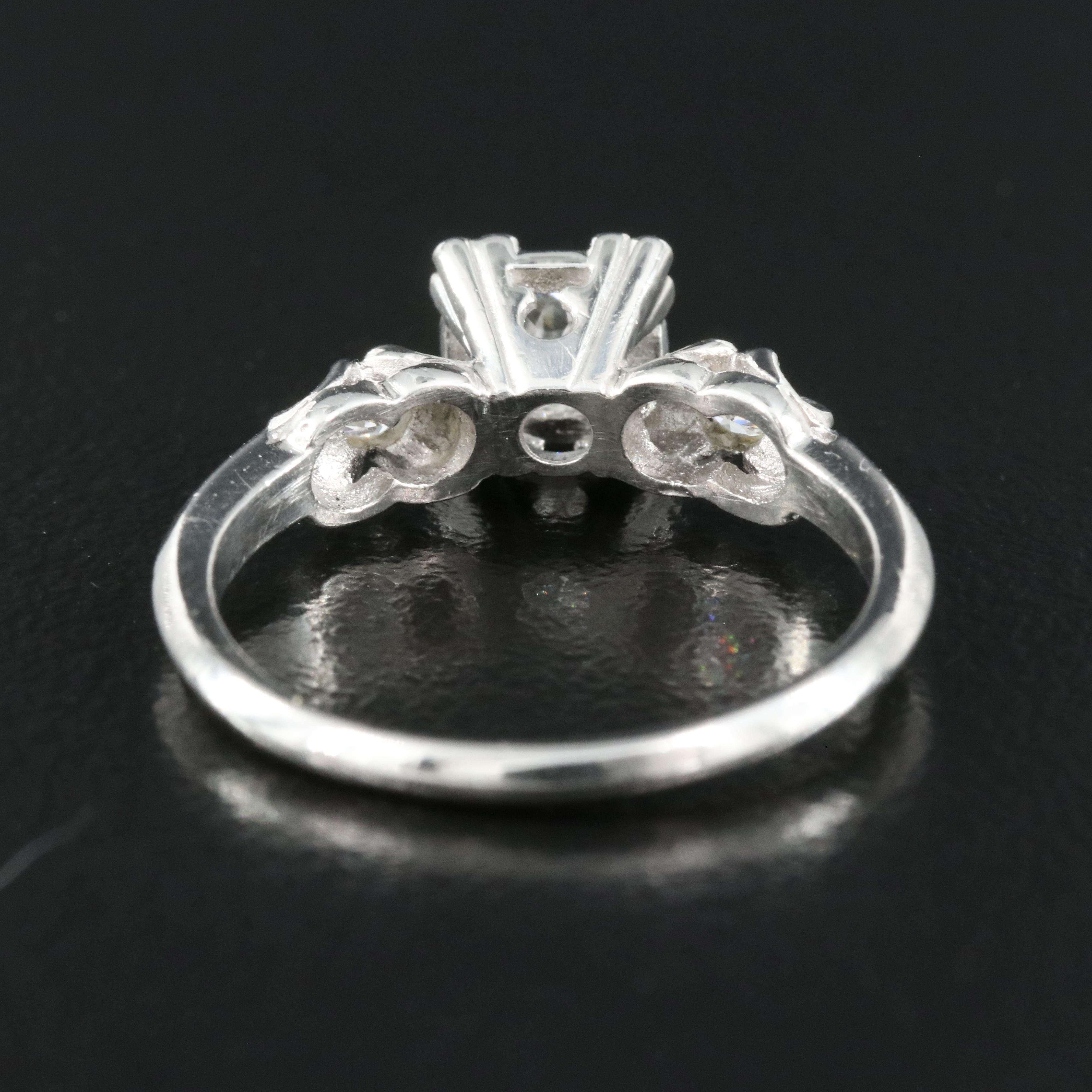 Platinum 0.43 CTW Diamond Ring