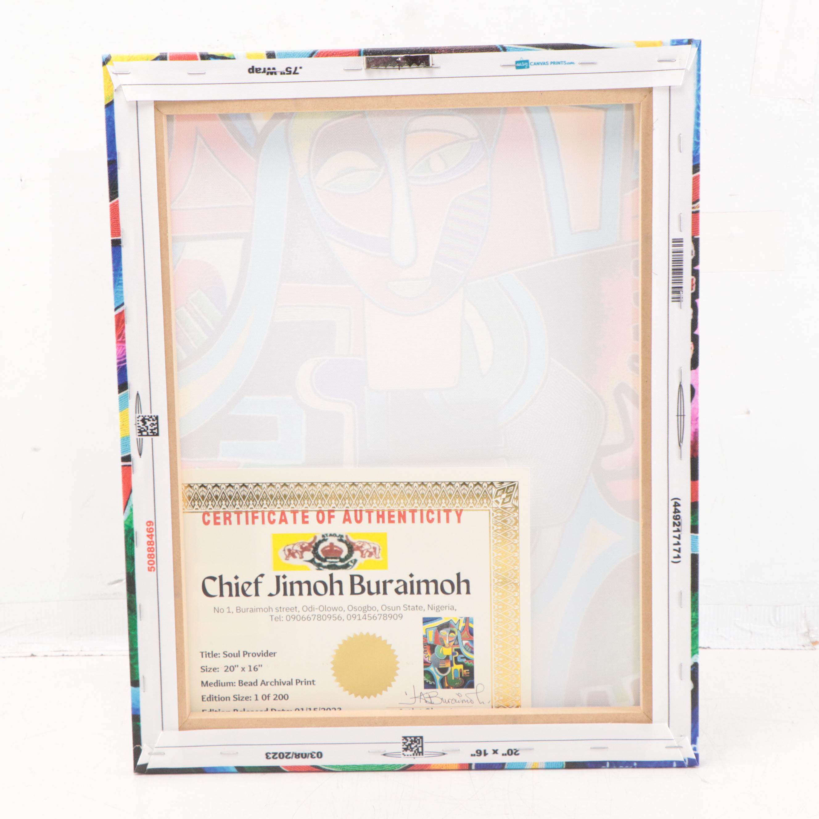 Chief Jimoh Buraimoh Giclée "Soul Provider," 2023