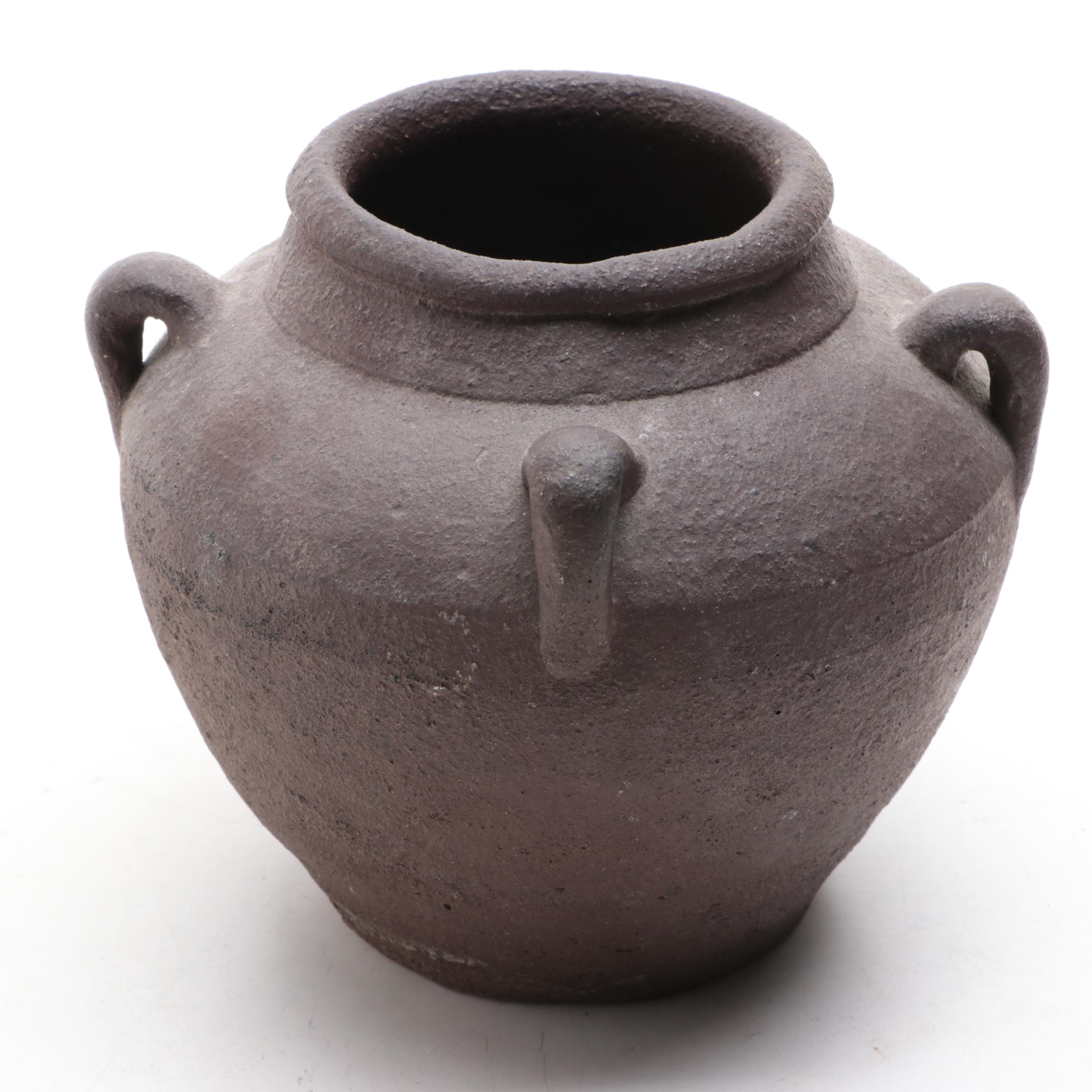 Philippine Style Stoneware Pottery Jar