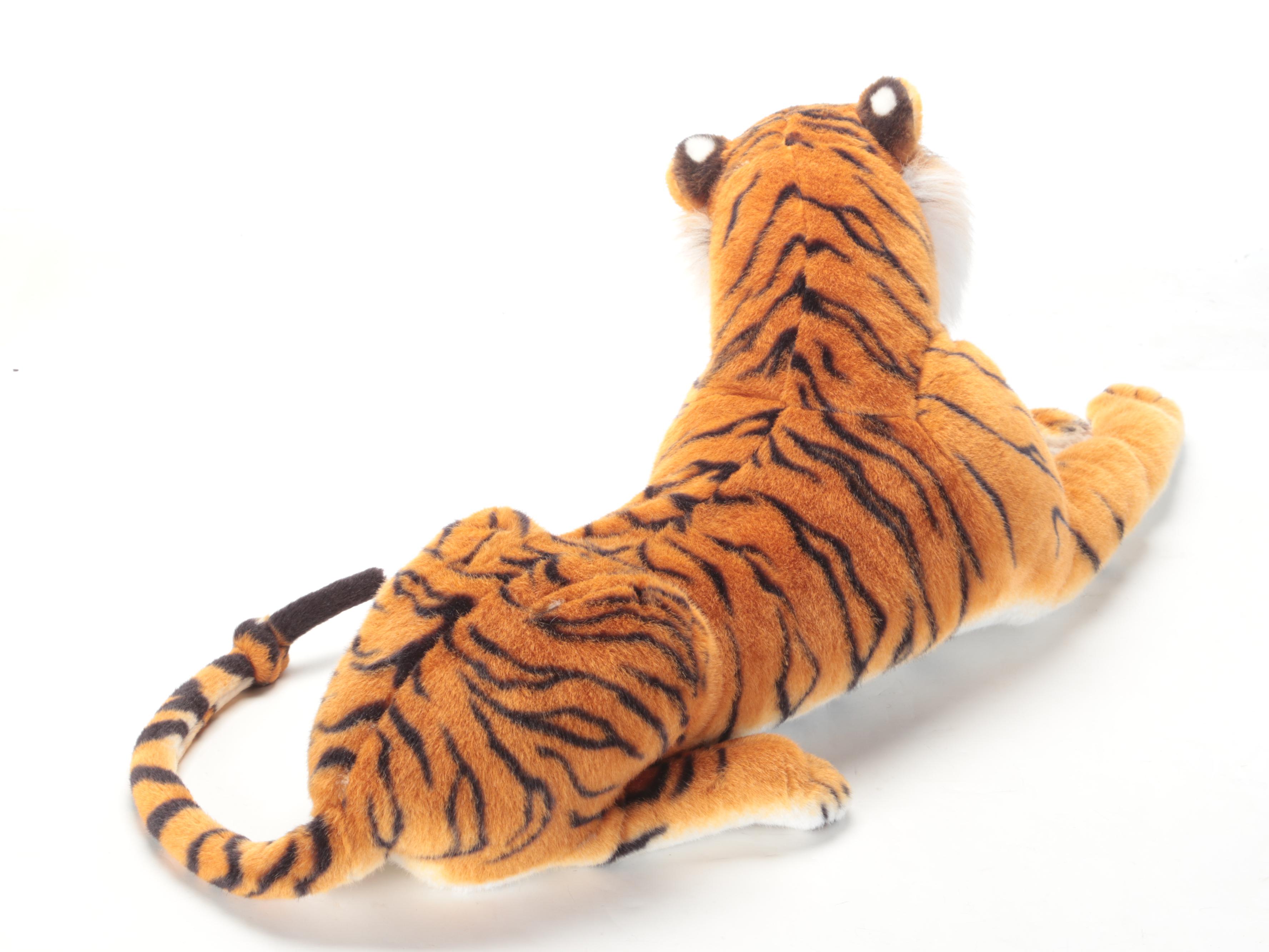 Lights, Camera, Action Reclining Tiger Stuffed Animal