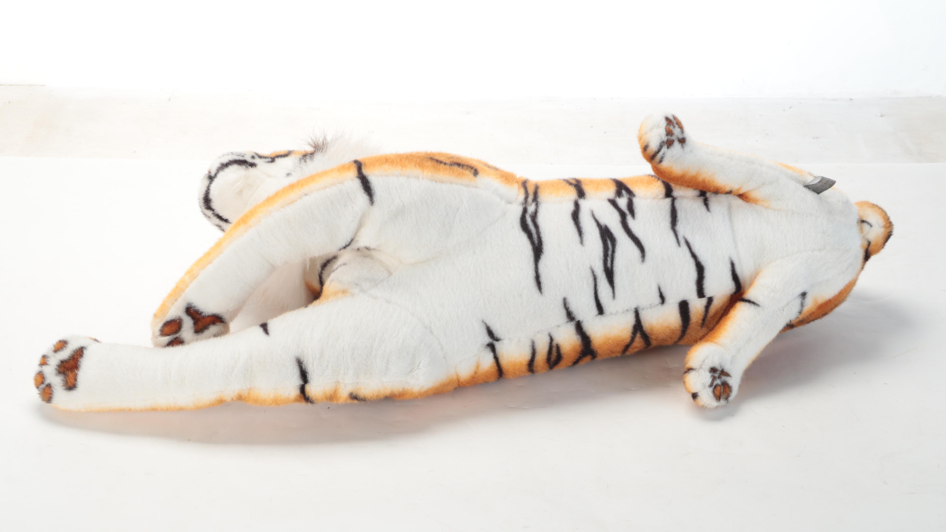Lights, Camera, Action Reclining Tiger Stuffed Animal