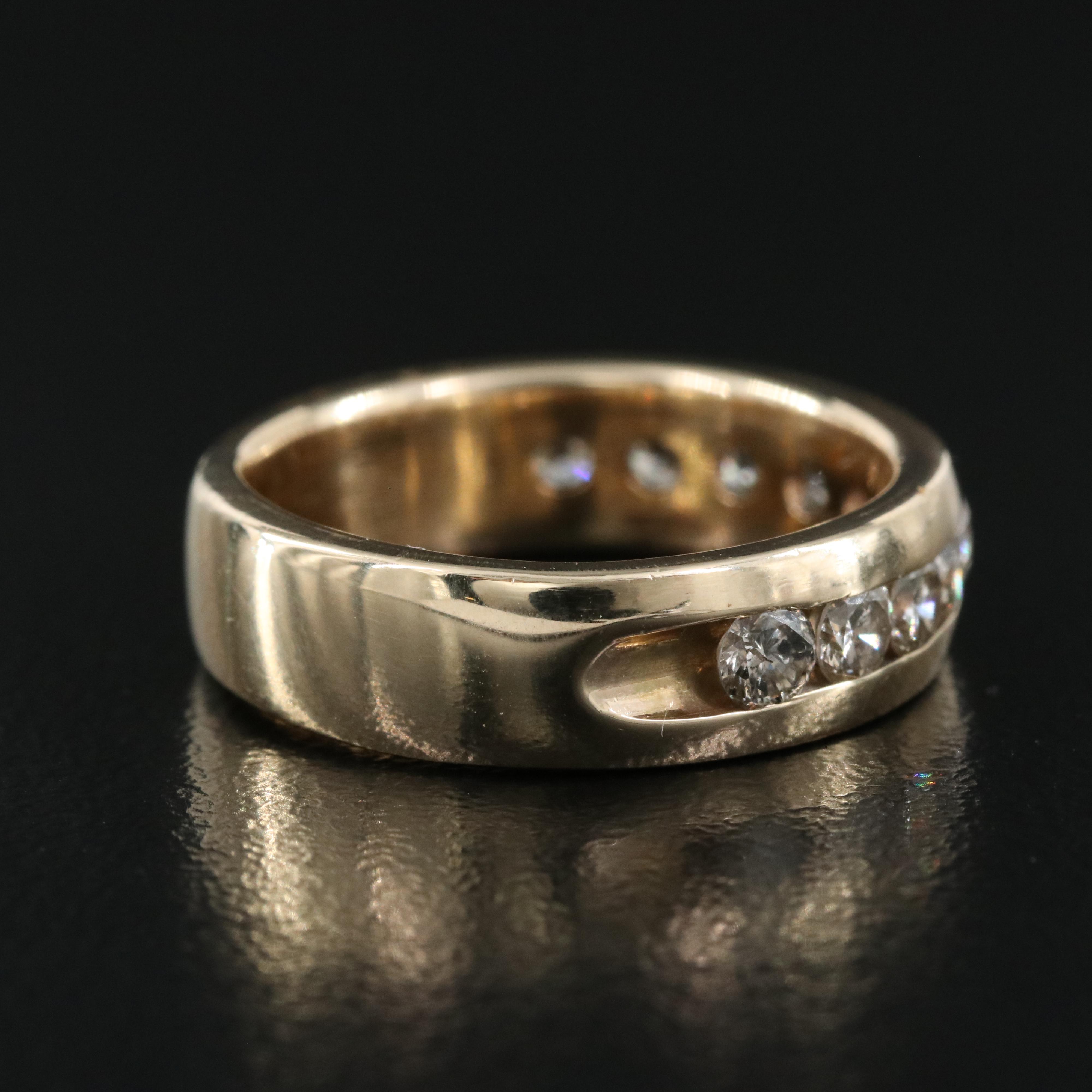 14K 1.00 CTW Diamond Band