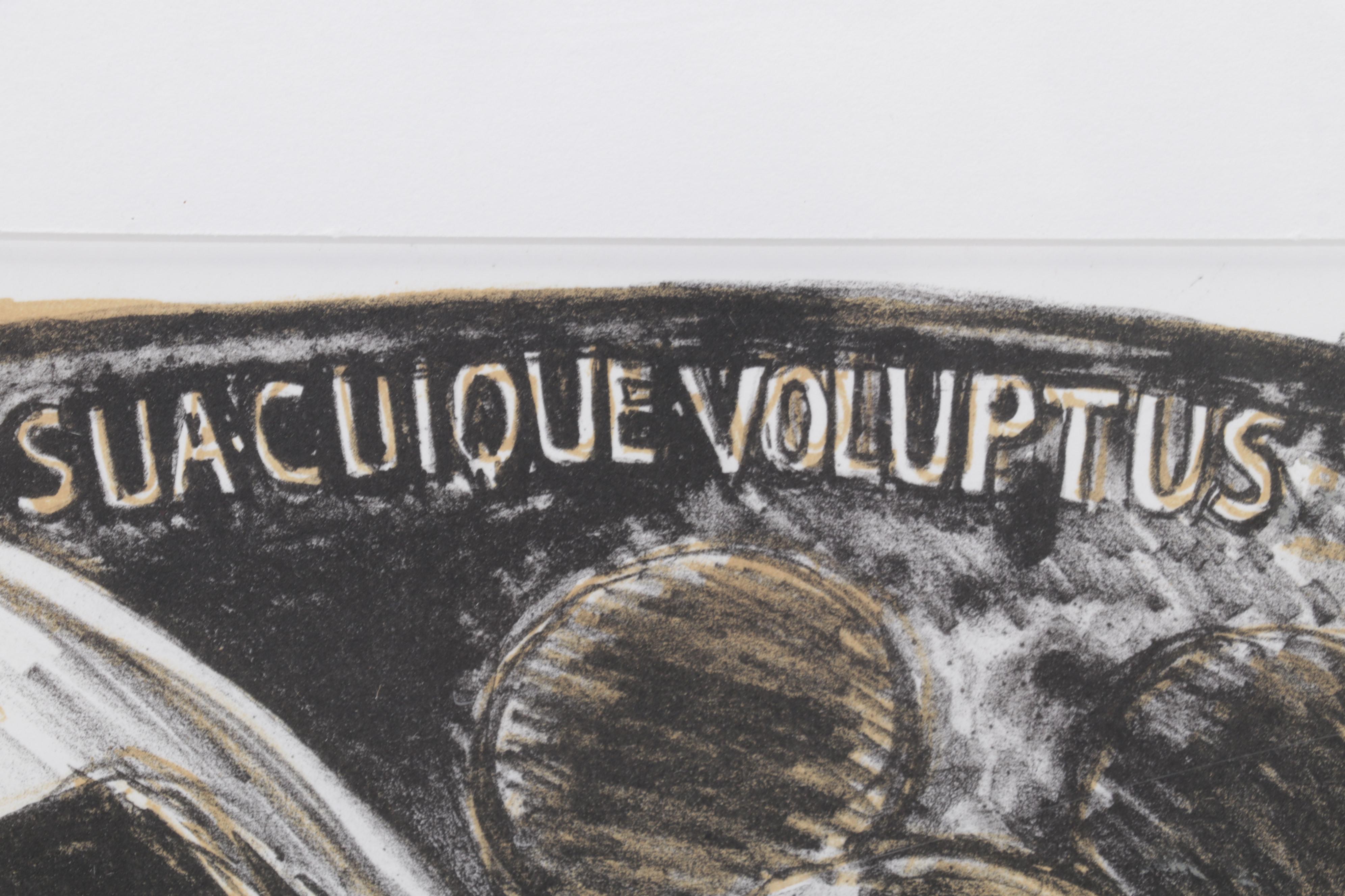 Sidney Chafetz Color Lithograph "Mirror Image," 1996