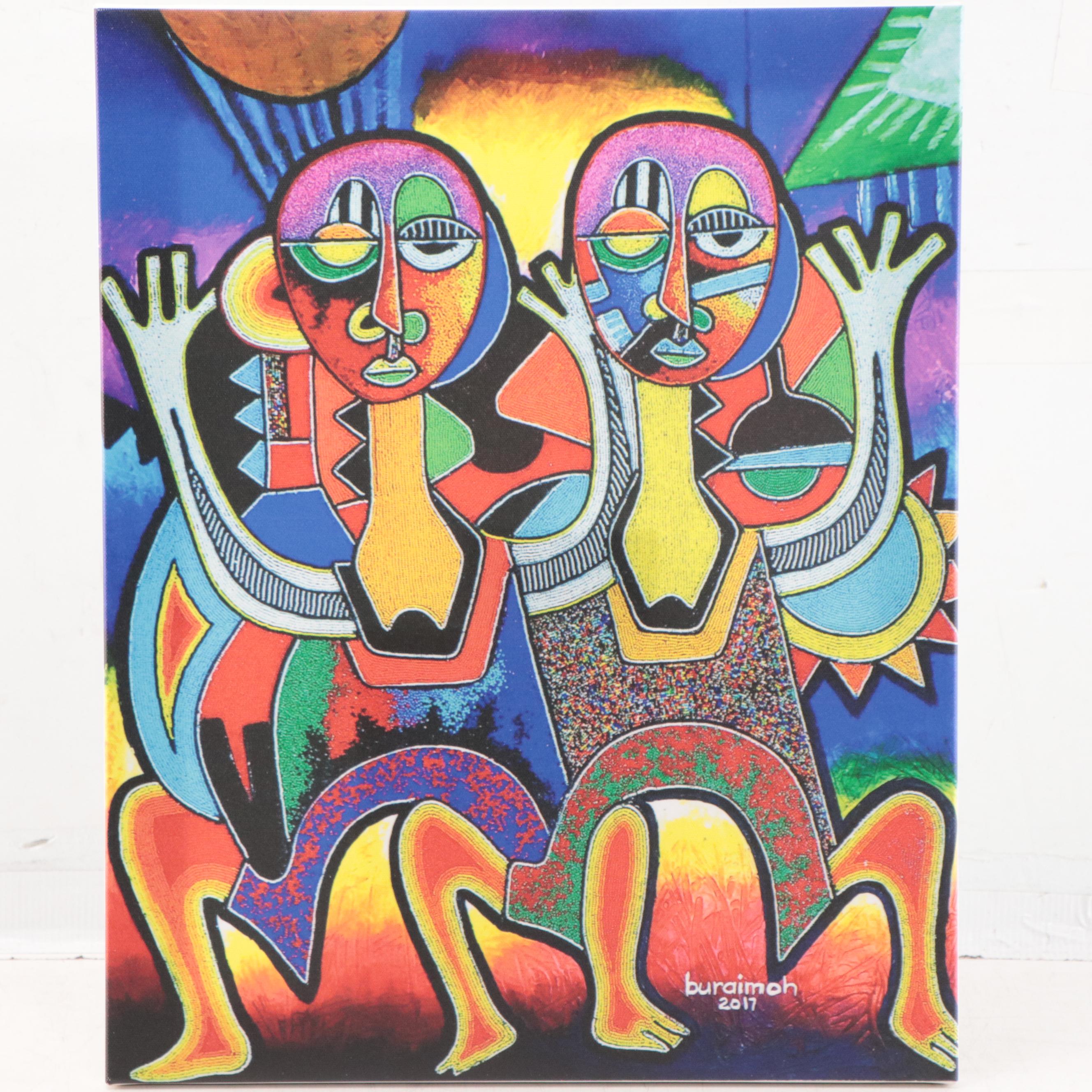 Chief Jimoh Buraimoh Giclée "Identical Twins," 2023