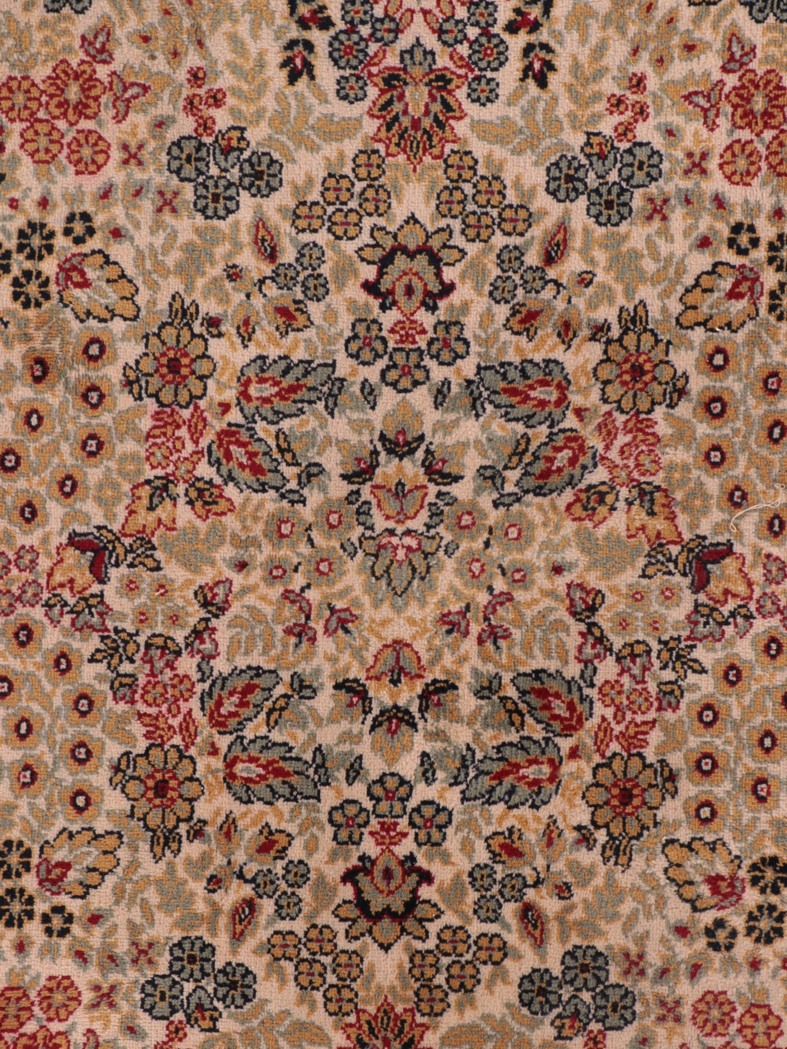 8'3 x 11'11 Machine-Made Indo-Persian Kerman Style Area Rug